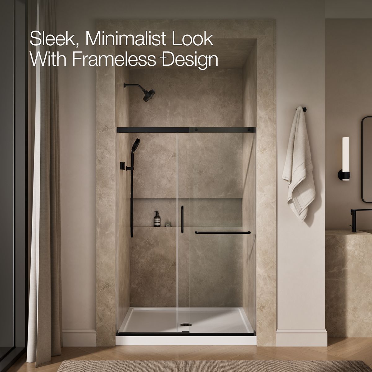 44652-elate-sliding-shower-door-70-1-2-h-x-50-1-4-53-5-8-w-with-1-4-thick-crystal-clear-glass-22.jpg Elate® Sliding shower door, 70-1/2" H x 50-1/4 - 53-5/8" W, with 1/4" thick Crystal Clear glass