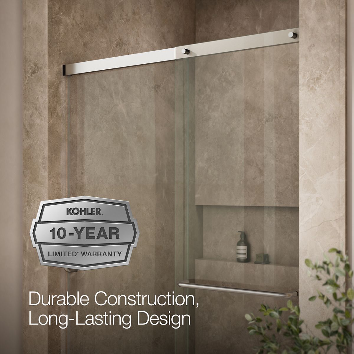 44652-elate-sliding-shower-door-70-1-2-h-x-50-1-4-53-5-8-w-with-1-4-thick-crystal-clear-glass-24.jpg Elate® Sliding shower door, 70-1/2" H x 50-1/4 - 53-5/8" W, with 1/4" thick Crystal Clear glass