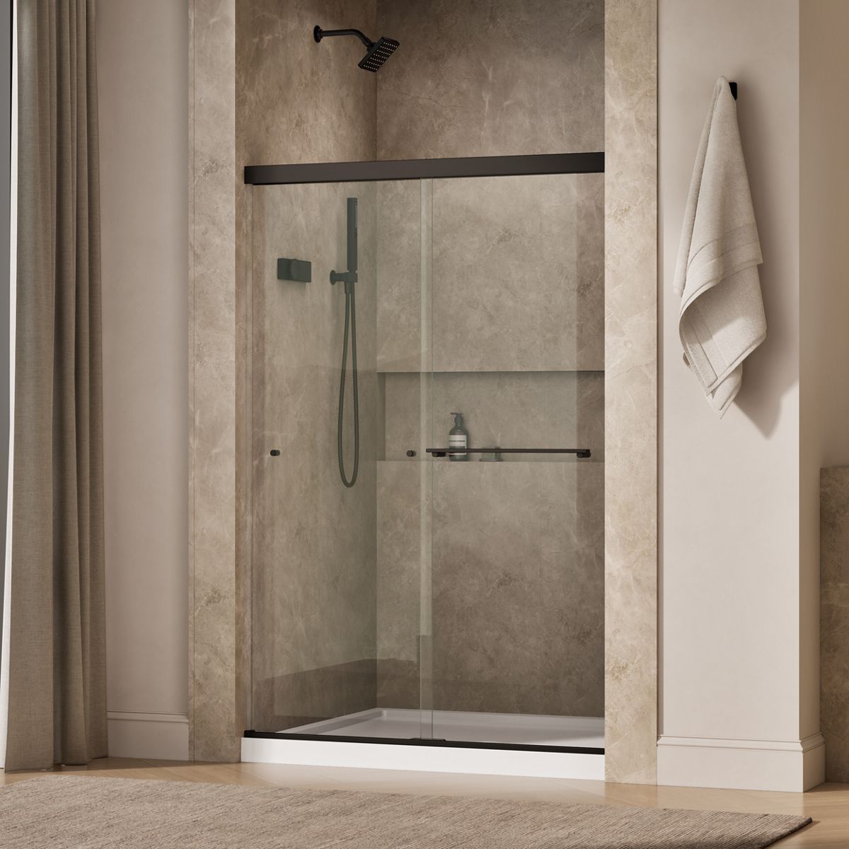 44693-revel-sliding-shower-door-70-h-x-44-5-8-47-5-8-w-with-5-16-thick-crystal-clear-glass-21.jpg Revel® Sliding shower door, 70" H x 44-5/8 - 47-5/8" W, with 5/16" thick Crystal Clear glass