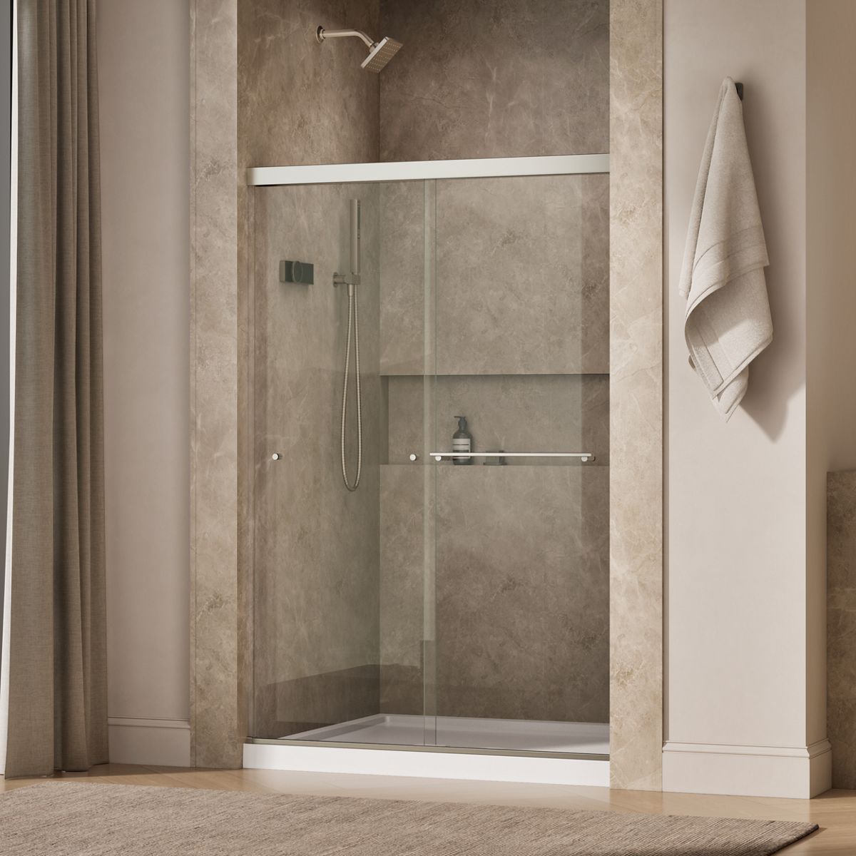 44693-revel-sliding-shower-door-70-h-x-44-5-8-47-5-8-w-with-5-16-thick-crystal-clear-glass-22.jpg Revel® Sliding shower door, 70" H x 44-5/8 - 47-5/8" W, with 5/16" thick Crystal Clear glass