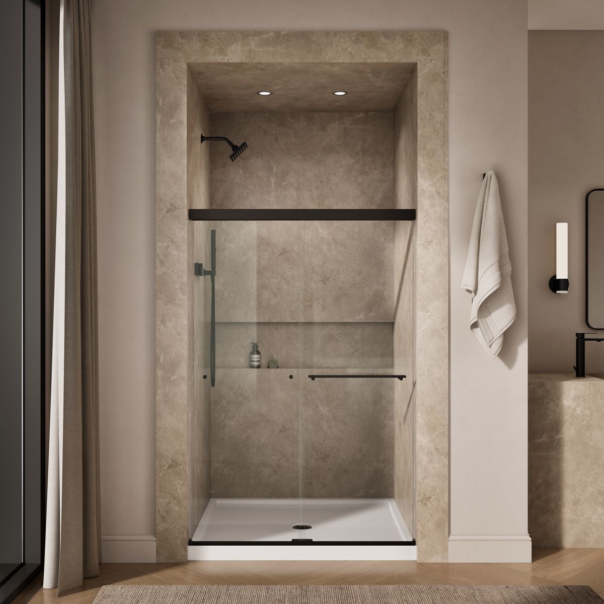 44693-revel-sliding-shower-door-70-h-x-44-5-8-47-5-8-w-with-5-16-thick-crystal-clear-glass-30.jpg Revel® Sliding shower door, 70" H x 44-5/8 - 47-5/8" W, with 5/16" thick Crystal Clear glass