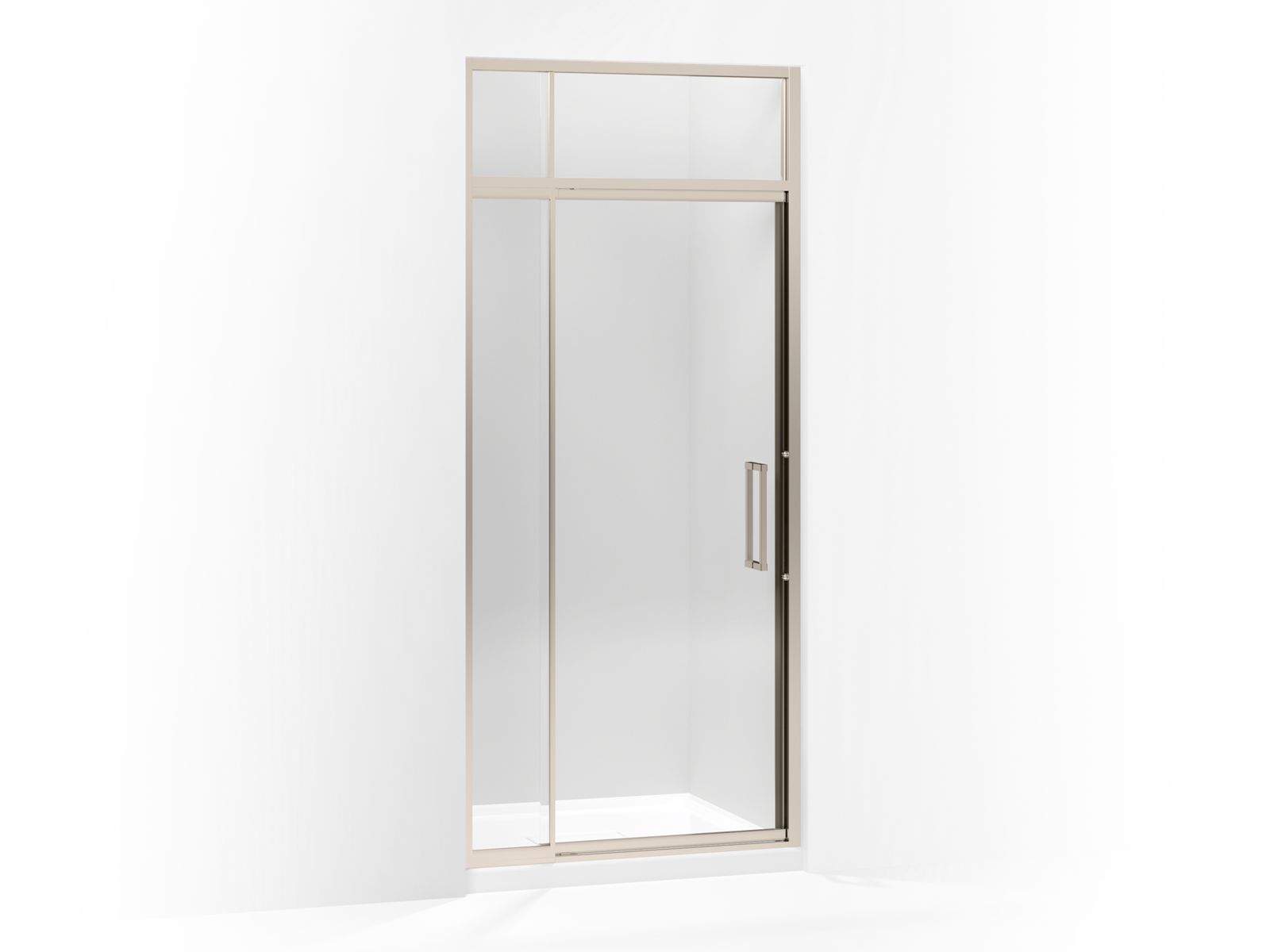44736-lattis-pivot-shower-door-with-sliding-steam-transom-89-1-2-h-x-33-36-w-with-3-8-thick-crystal-clear-glass-2.jpg Lattis® Pivot shower door with sliding steam transom, 89-1/2" H x 33 - 36" W, with 3/8" thick Crystal Clear glass