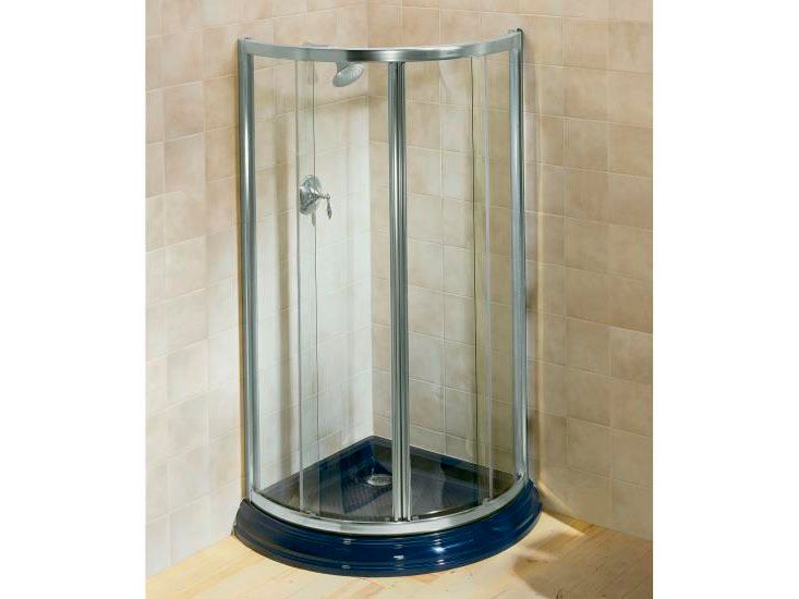 Arica(R) round shower enclosure with Crystal Clear glass