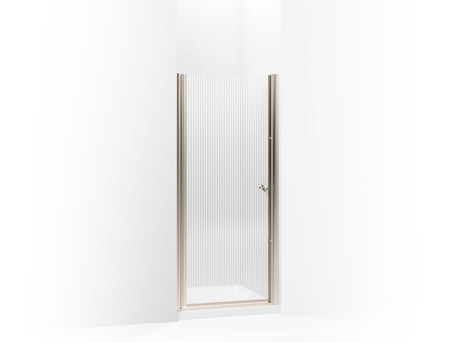 44773-fluence-pivot-shower-door-65-1-2-h-x-30-31-1-2-w-with-1-4-thick-falling-lines-glass-2.jpg Fluence® Pivot shower door, 65-1/2" H x 30 - 31-1/2" W, with 1/4" thick Falling Lines glass