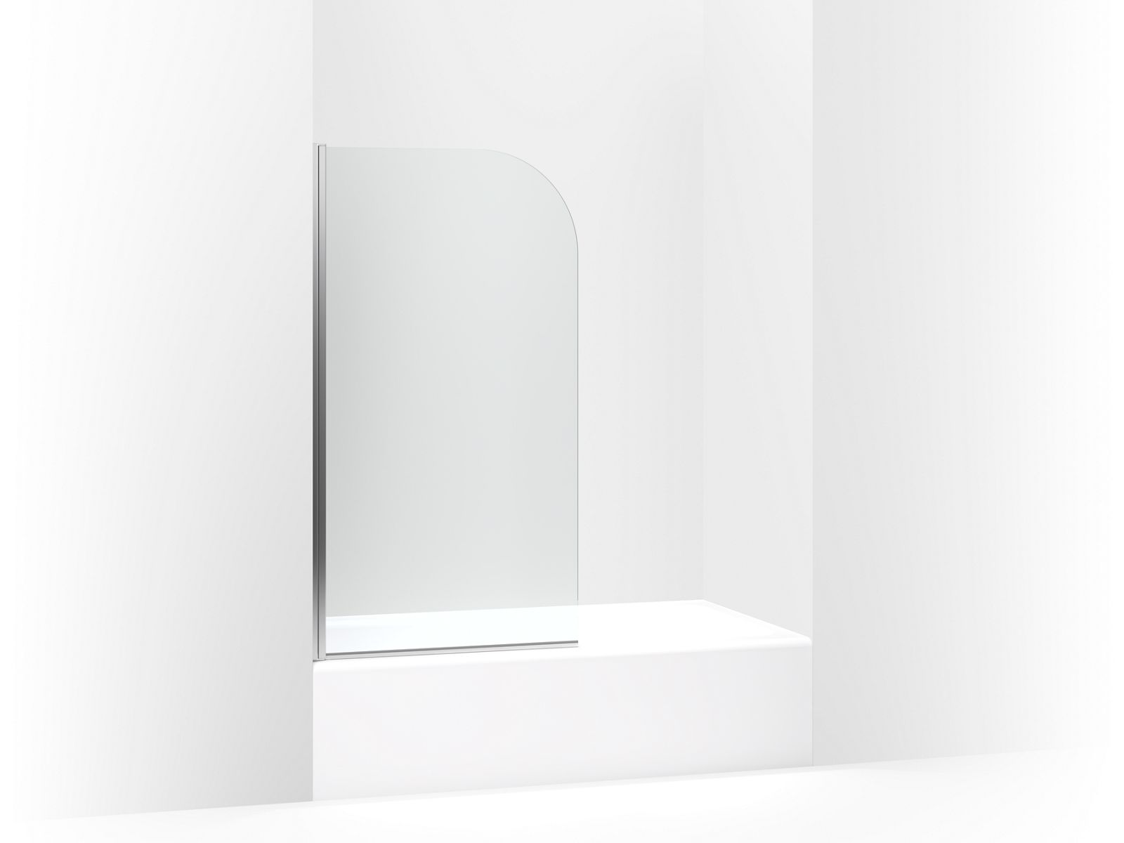Aerie® 32" curved bath screen