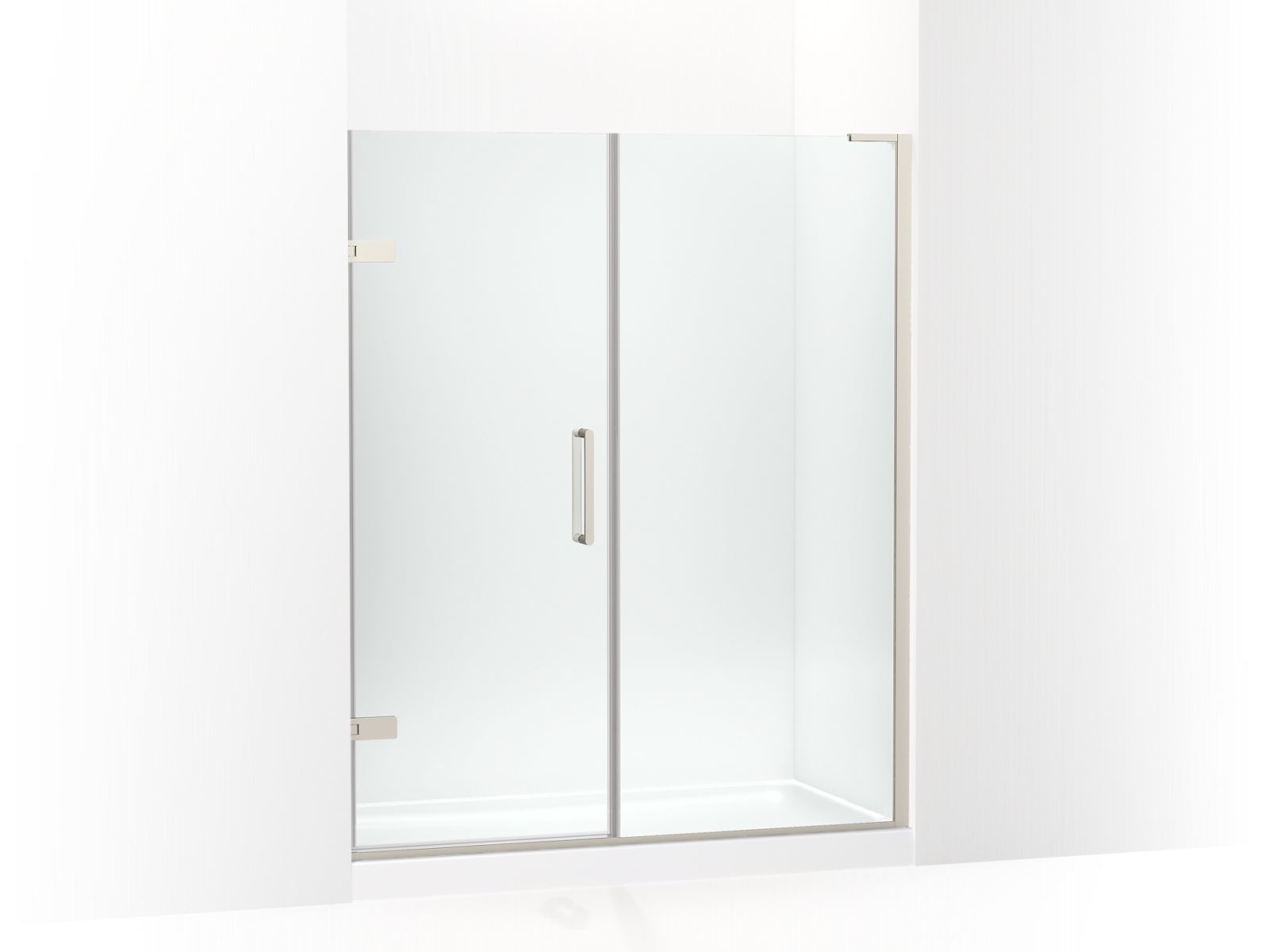 44826-composed-frameless-pivot-shower-door-71-3-4-h-x-57-1-4-58-w-with-3-8-thick-crystal-clear-glass-3.jpg Composed™ Frameless pivot shower door, 71-3/4" H x 57-1/4 - 58" W, with 3/8" thick Crystal Clear glass