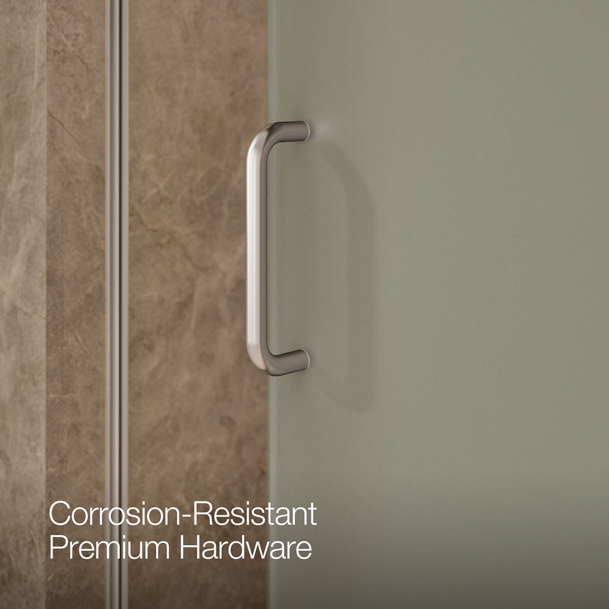 44845-elate-sliding-shower-door-75-1-2-h-x-68-1-4-71-5-8-w-with-heavy-5-16-thick-crystal-clear-glass-with-privacy-band-5.jpg Elate® Sliding shower door, 75-1/2" H x 68-1/4 - 71-5/8" W, with heavy 5/16" thick Crystal Clear glass with privacy band
