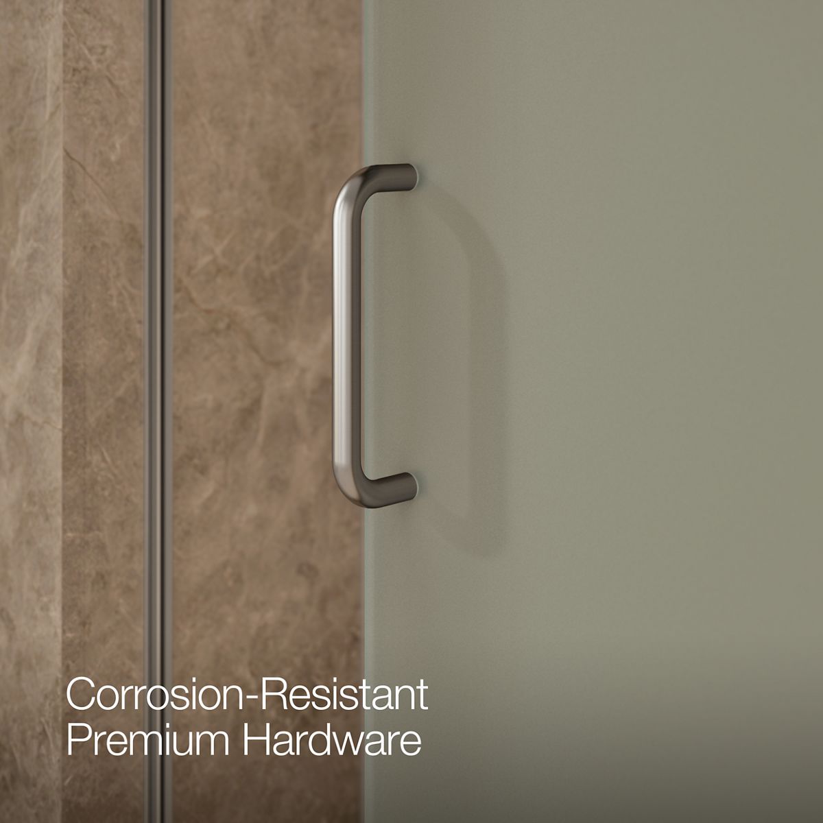 44845-elate-sliding-shower-door-75-1-2-h-x-68-1-4-71-5-8-w-with-heavy-5-16-thick-crystal-clear-glass-with-privacy-band-6.jpg Elate® Sliding shower door, 75-1/2" H x 68-1/4 - 71-5/8" W, with heavy 5/16" thick Crystal Clear glass with privacy band