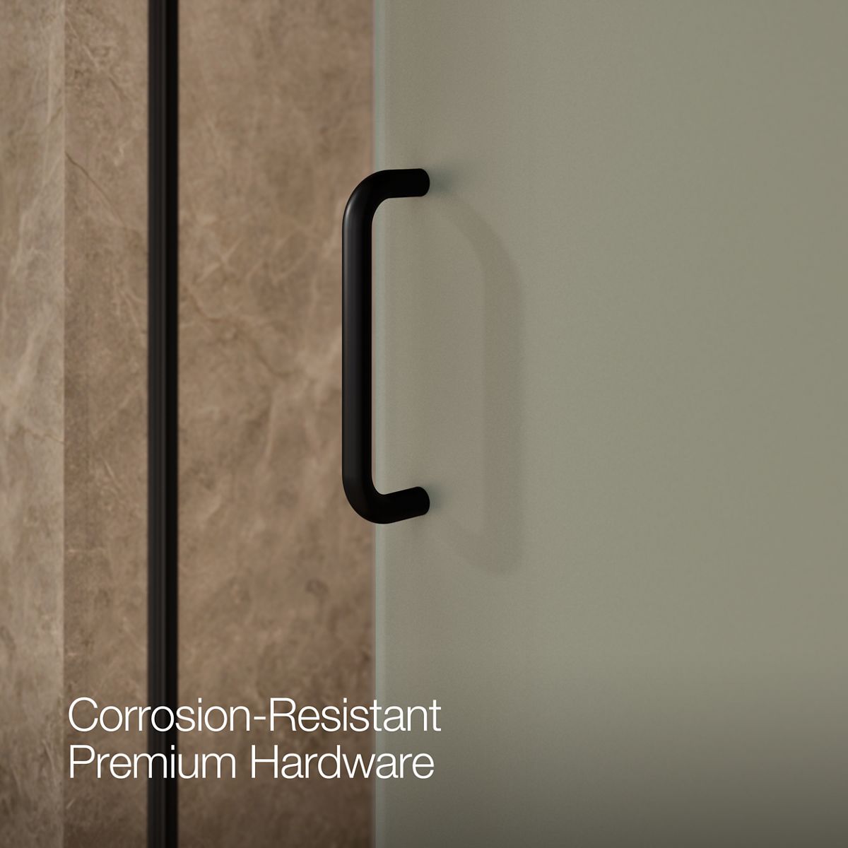 44845-elate-sliding-shower-door-75-1-2-h-x-68-1-4-71-5-8-w-with-heavy-5-16-thick-crystal-clear-glass-with-privacy-band-7.jpg Elate® Sliding shower door, 75-1/2" H x 68-1/4 - 71-5/8" W, with heavy 5/16" thick Crystal Clear glass with privacy band