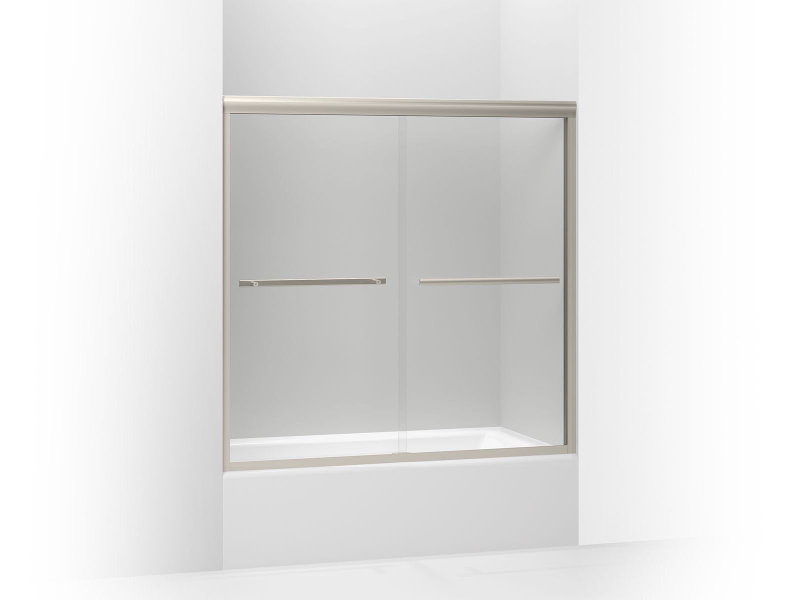 44854-gradient-sliding-bath-door-58-1-16-h-x-56-5-8-59-5-8-w-with-1-4-thick-crystal-clear-glass-3.jpg Gradient® Sliding bath door, 58-1/16" H x 56-5/8 - 59-5/8" W, with 1/4" thick Crystal Clear glass