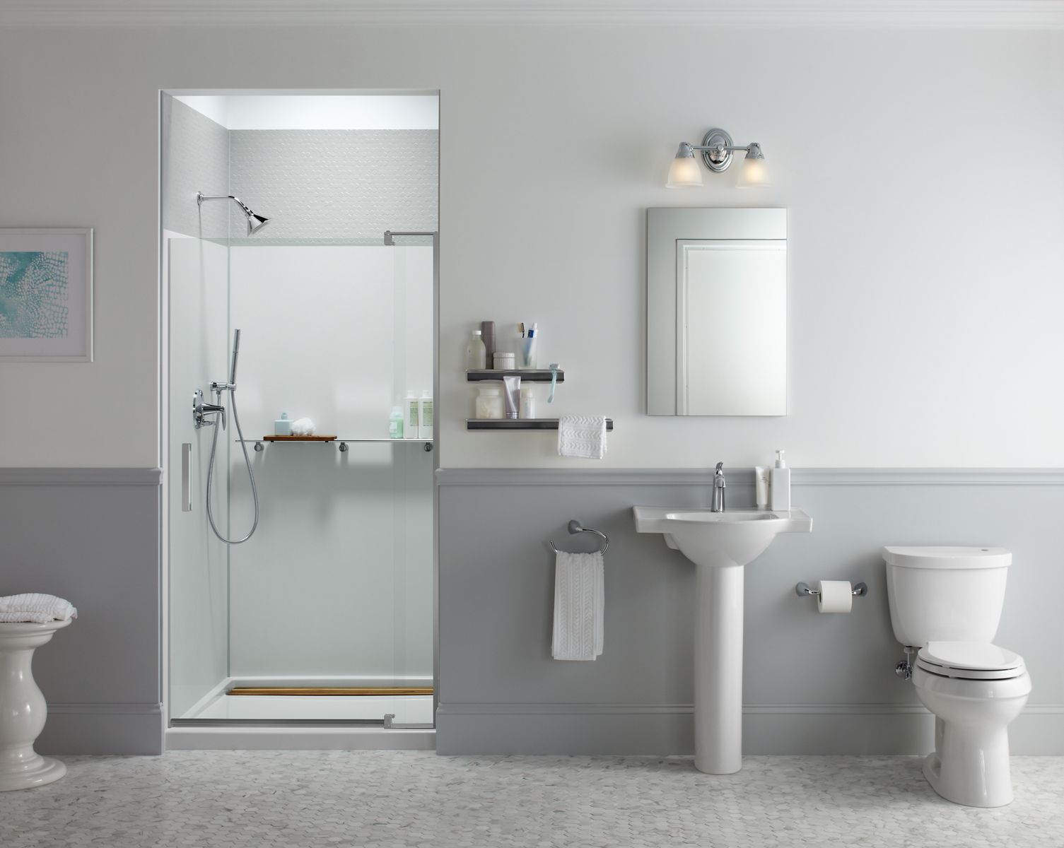 44938-revel-pivot-shower-door-74-h-x-43-1-8-48-w-with-5-16-thick-crystal-clear-glass-4.jpg Revel® Pivot shower door, 74" H x 43-1/8 - 48" W, with 5/16" thick Crystal Clear glass