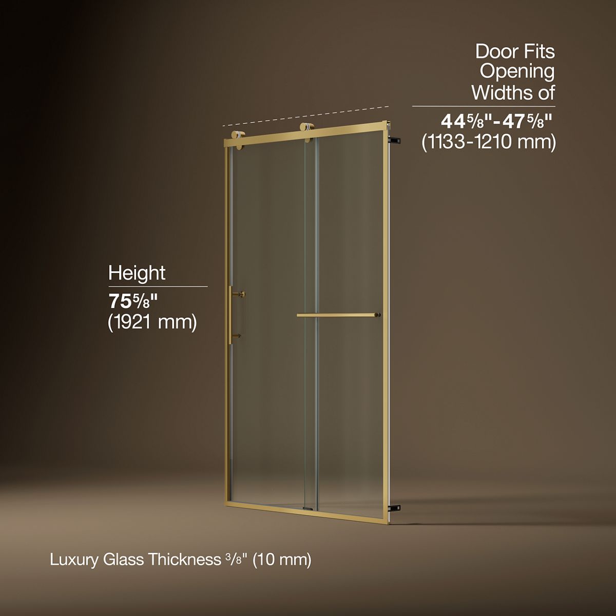 44946-rely-77-h-sliding-shower-door-with-3-8-thick-glass-11.jpg Rely® 77" H sliding shower door with 3/8"-thick glass
