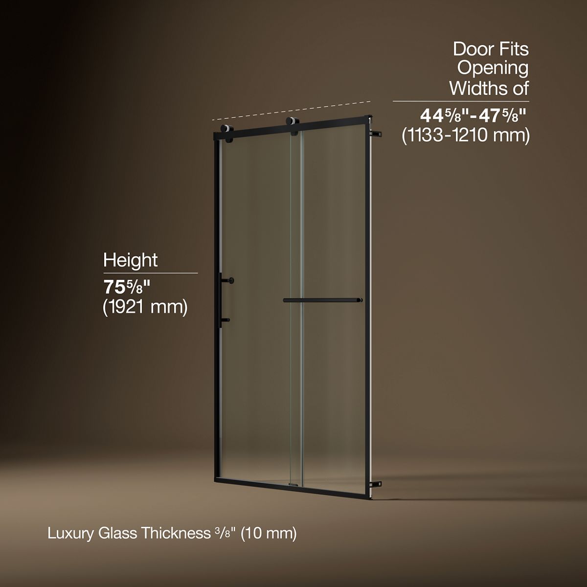 44946-rely-77-h-sliding-shower-door-with-3-8-thick-glass-12.jpg Rely® 77" H sliding shower door with 3/8"-thick glass