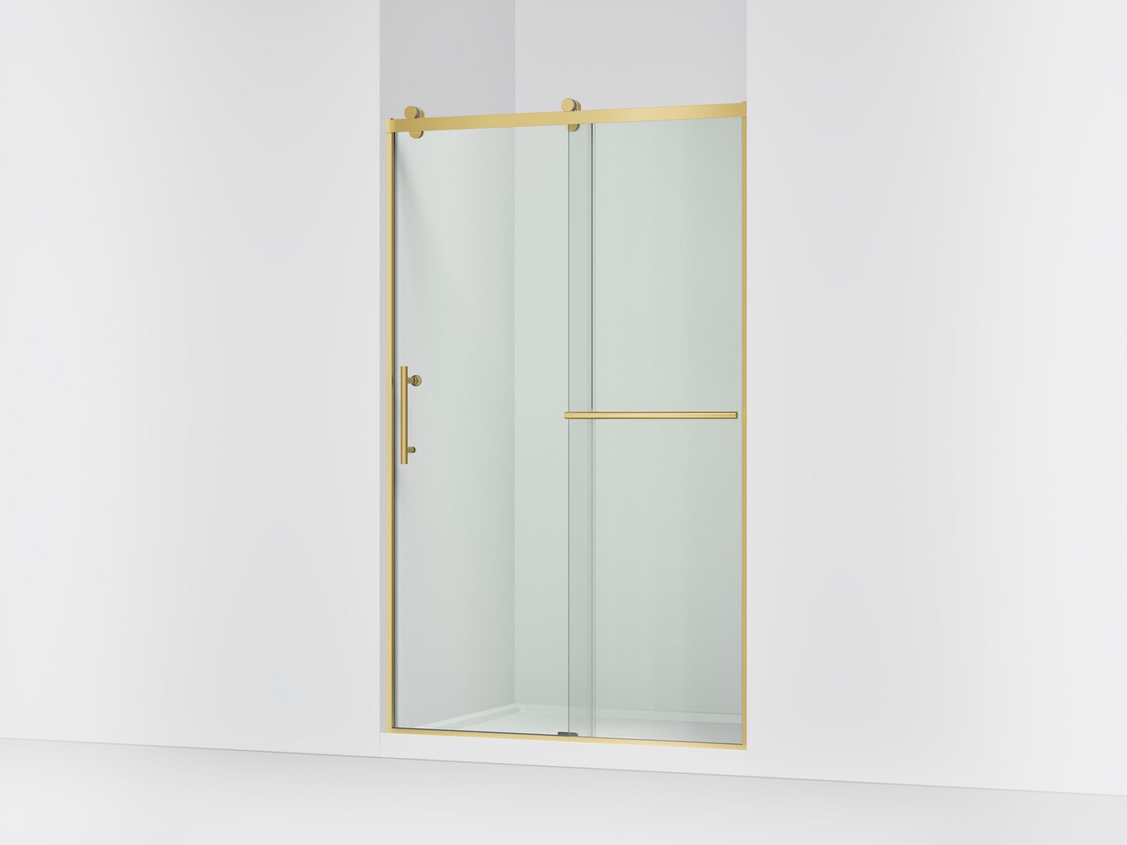 44946-rely-77-h-sliding-shower-door-with-3-8-thick-glass-2.jpg Rely® 77" H sliding shower door with 3/8"-thick glass