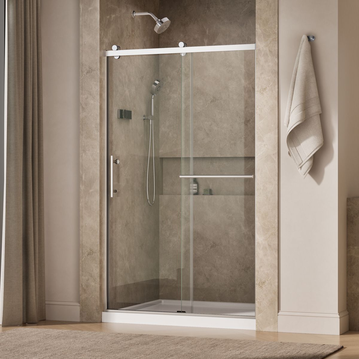 44946-rely-77-h-sliding-shower-door-with-3-8-thick-glass-34.jpg Rely® 77" H sliding shower door with 3/8"-thick glass