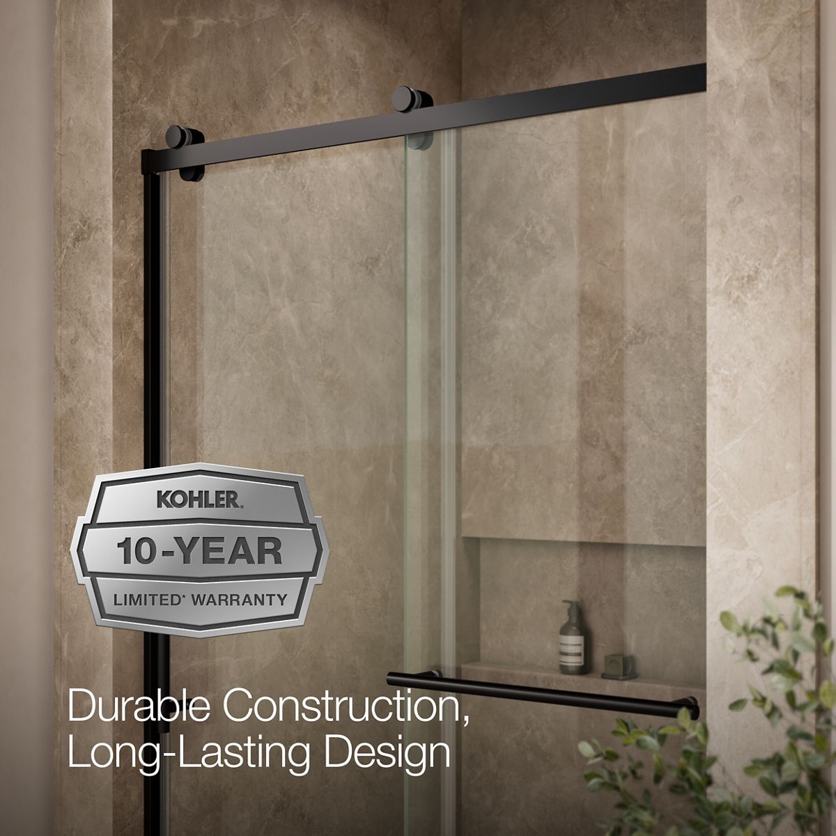 44946-rely-77-h-sliding-shower-door-with-3-8-thick-glass-8.jpg Rely® 77" H sliding shower door with 3/8"-thick glass