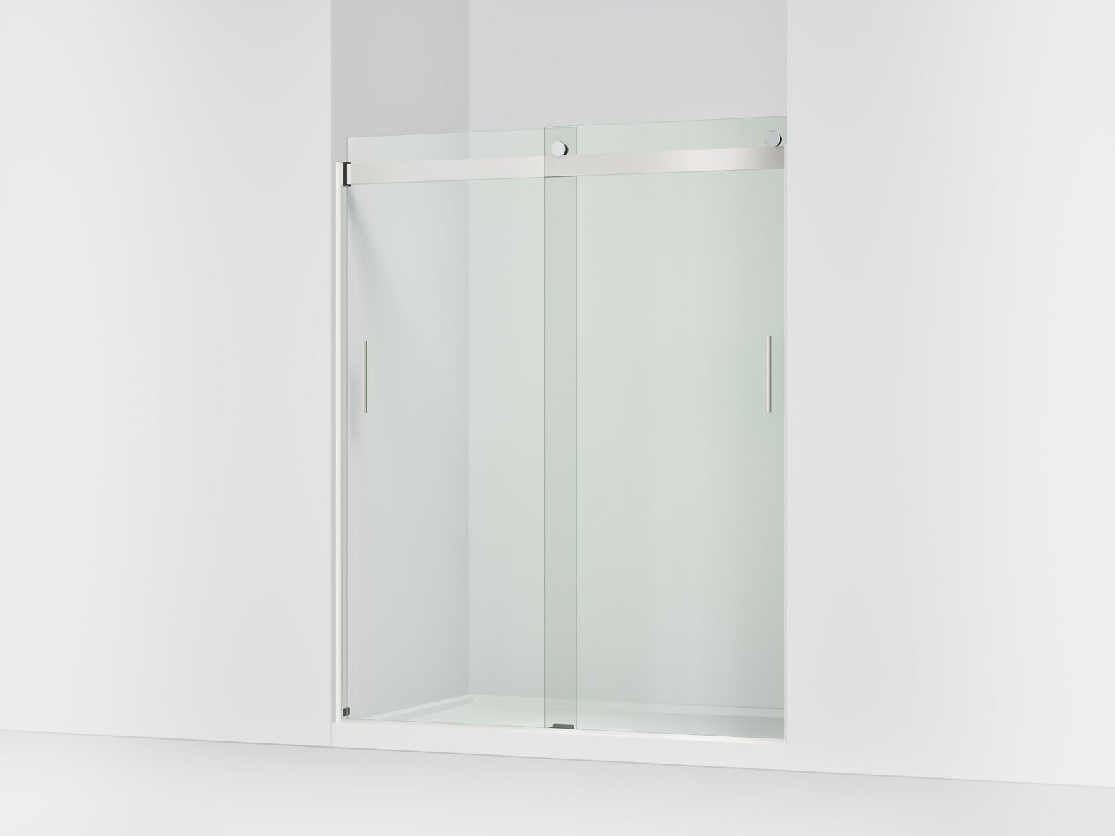 44951-levity-sliding-shower-door-74-h-x-56-5-8-59-5-8-w-with-1-4-thick-crystal-clear-glass-1.jpg Levity® Sliding shower door, 74" H x 56-5/8 - 59-5/8" W, with 1/4" thick Crystal Clear glass