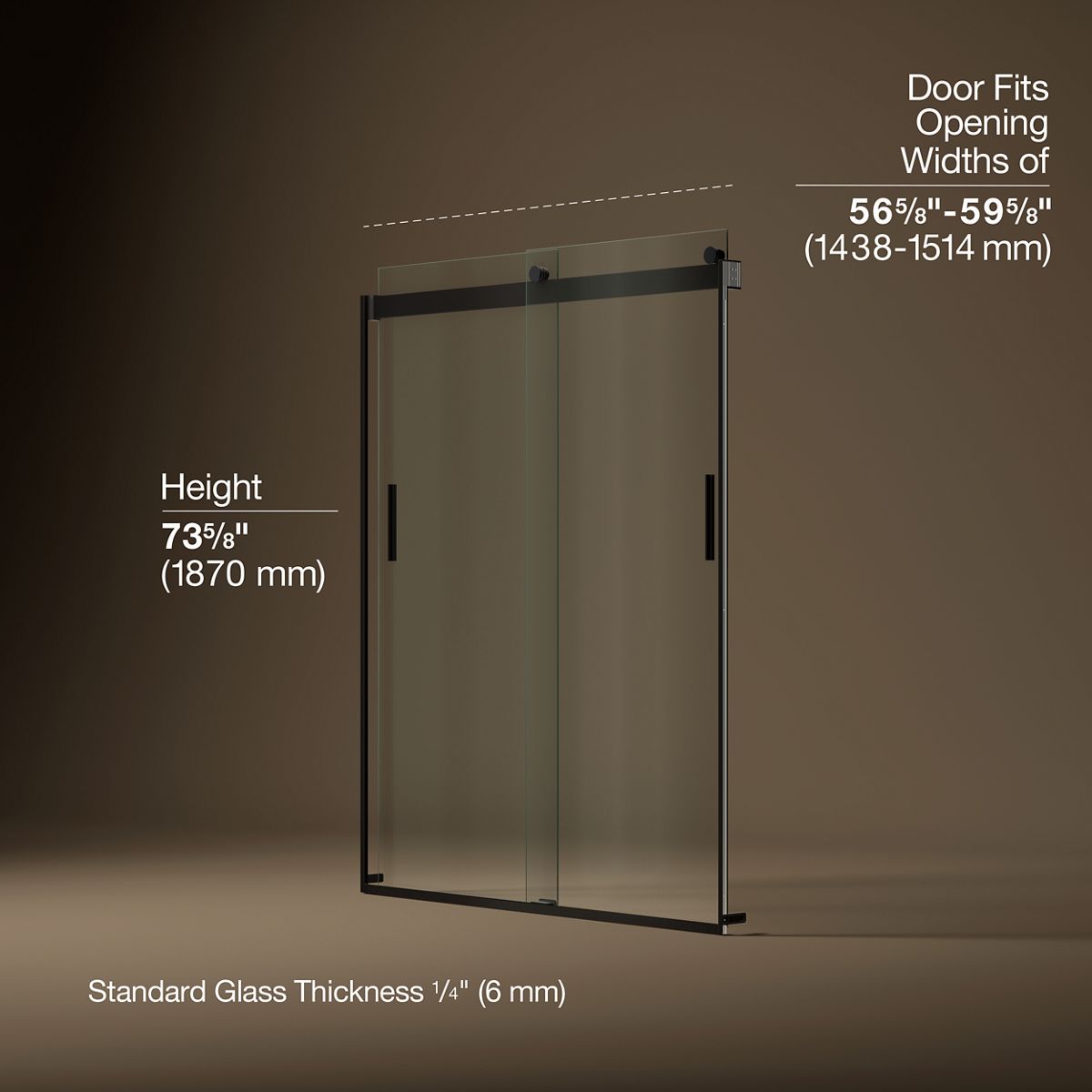 44951-levity-sliding-shower-door-74-h-x-56-5-8-59-5-8-w-with-1-4-thick-crystal-clear-glass-16.jpg Levity® Sliding shower door, 74" H x 56-5/8 - 59-5/8" W, with 1/4" thick Crystal Clear glass