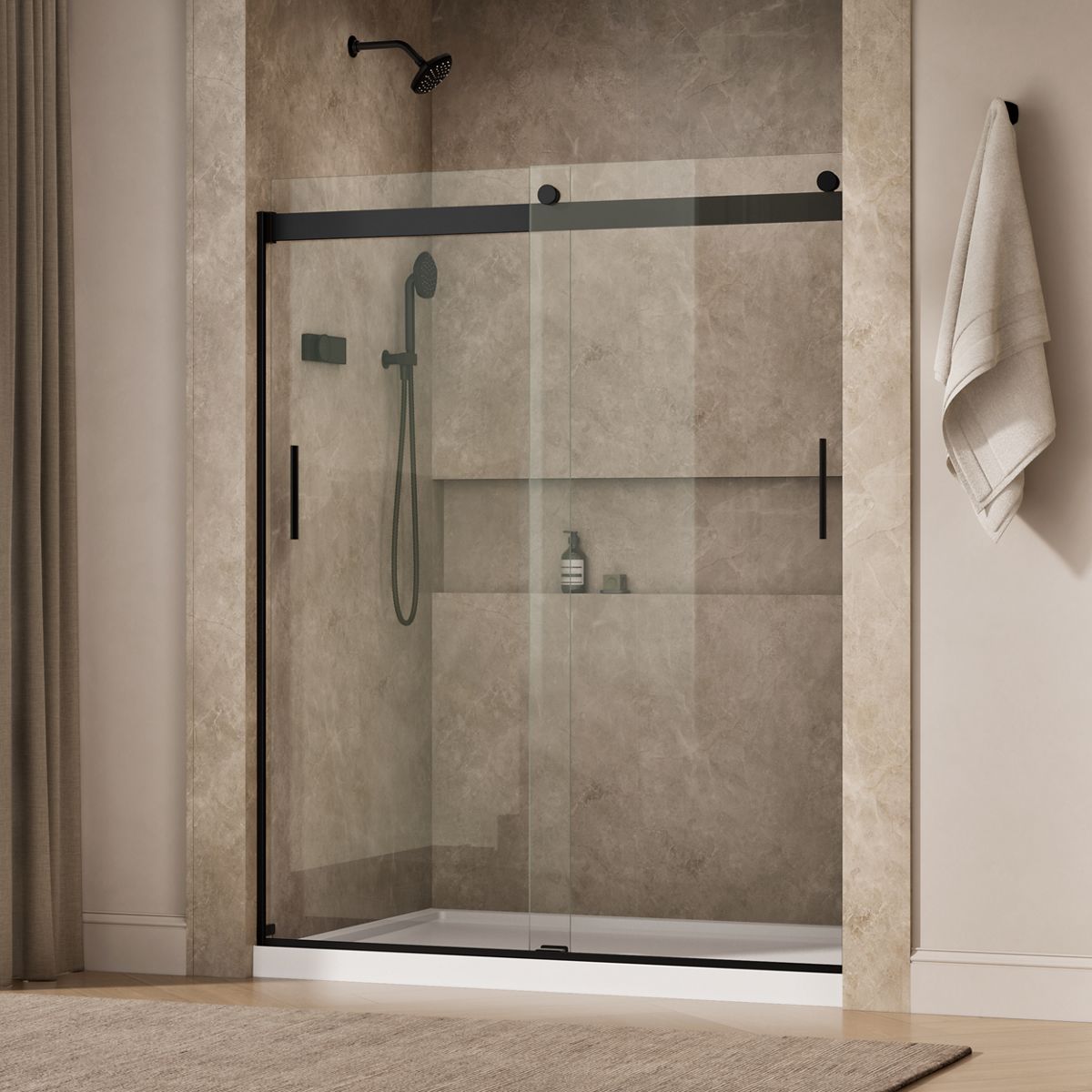 44951-levity-sliding-shower-door-74-h-x-56-5-8-59-5-8-w-with-1-4-thick-crystal-clear-glass-47.jpg Levity® Sliding shower door, 74" H x 56-5/8 - 59-5/8" W, with 1/4" thick Crystal Clear glass