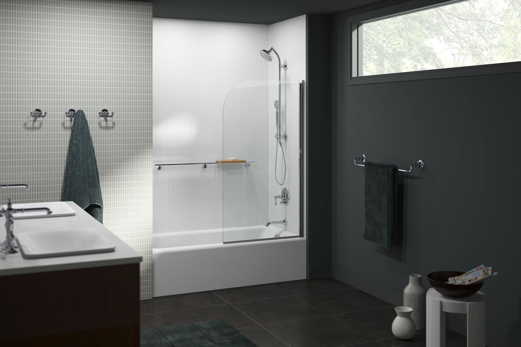 Aerie® 32" bath screen