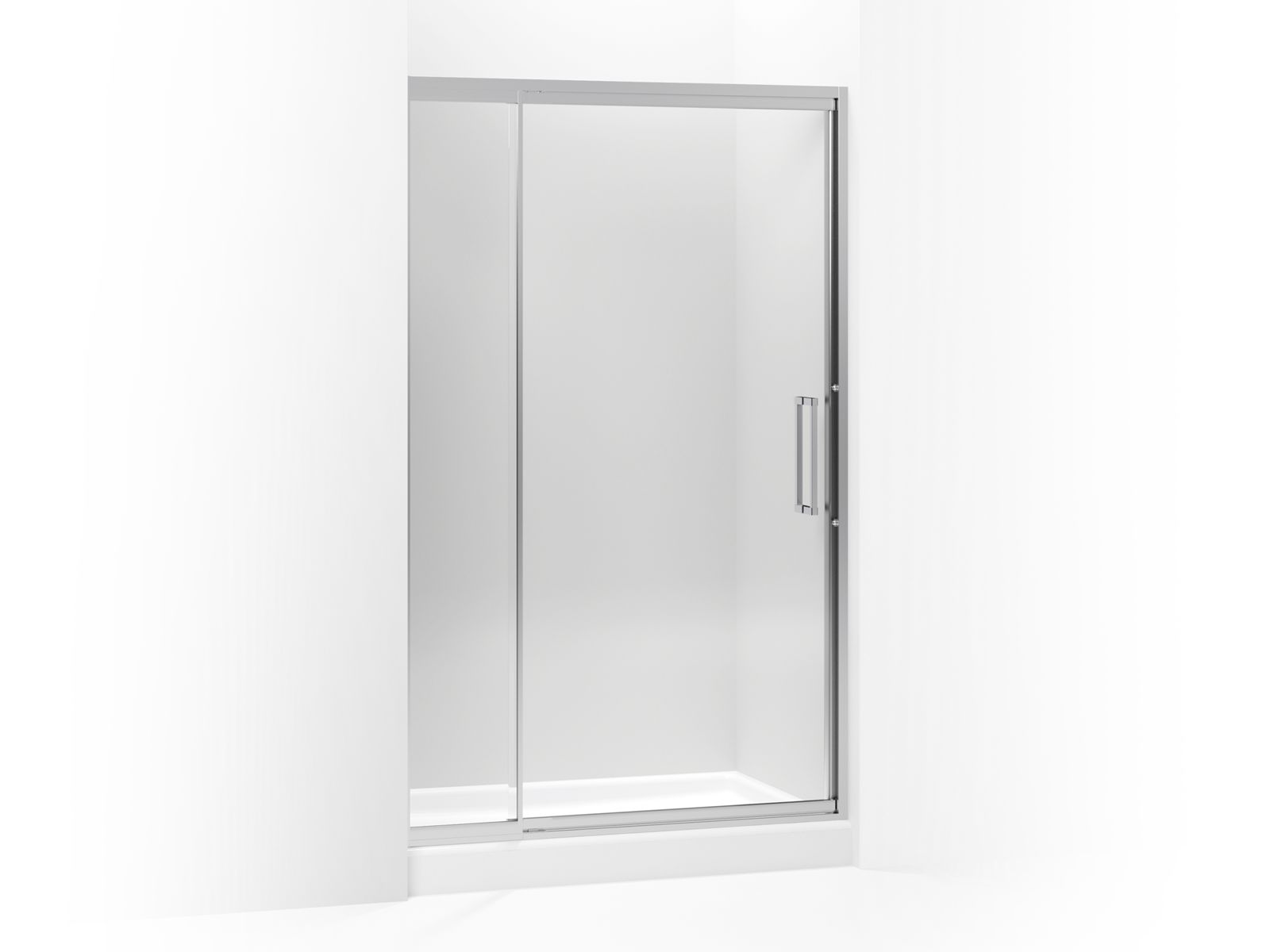 44985-lattis-pivot-shower-door-76-h-x-45-48-w-with-3-8-thick-crystal-clear-glass-1.jpg Lattis® Pivot shower door, 76" H x 45 - 48" W, with 3/8" thick Crystal Clear glass