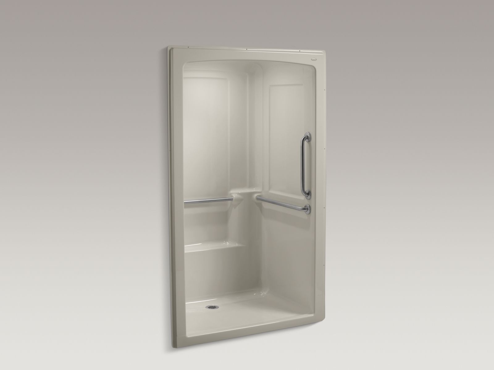 45097-freewill-r-52-x-37-1-2-x-84-barrier-free-commercial-shower-stall-with-brushed-stainless-steel-grab-bars-5.jpg Freewill(R) 52" x 37-1/2" x 84" barrier-free commercial shower stall with brushed stainless steel grab bars