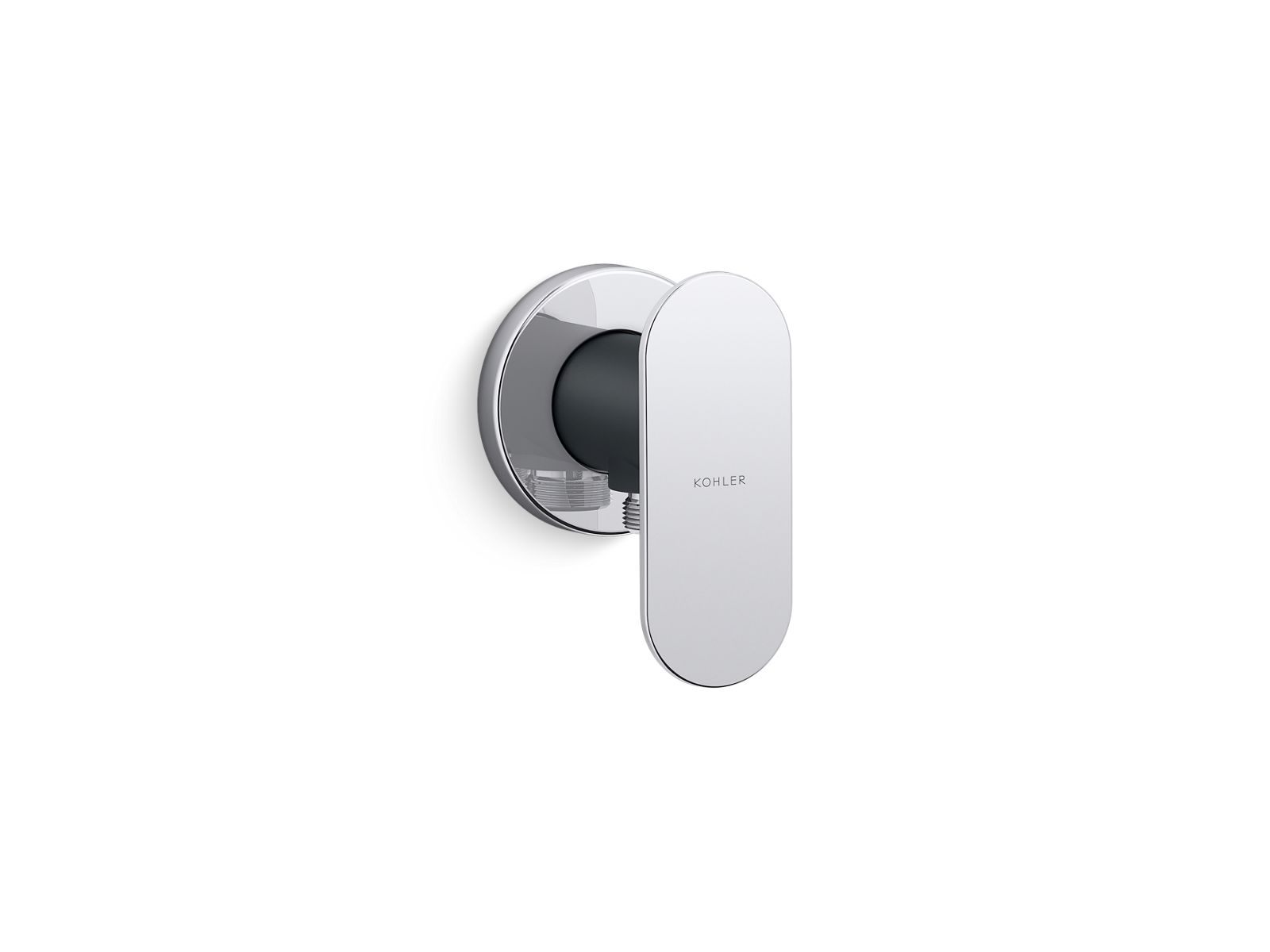 Statement® Wall-mount wand handshower holder with supply elbow and check valve