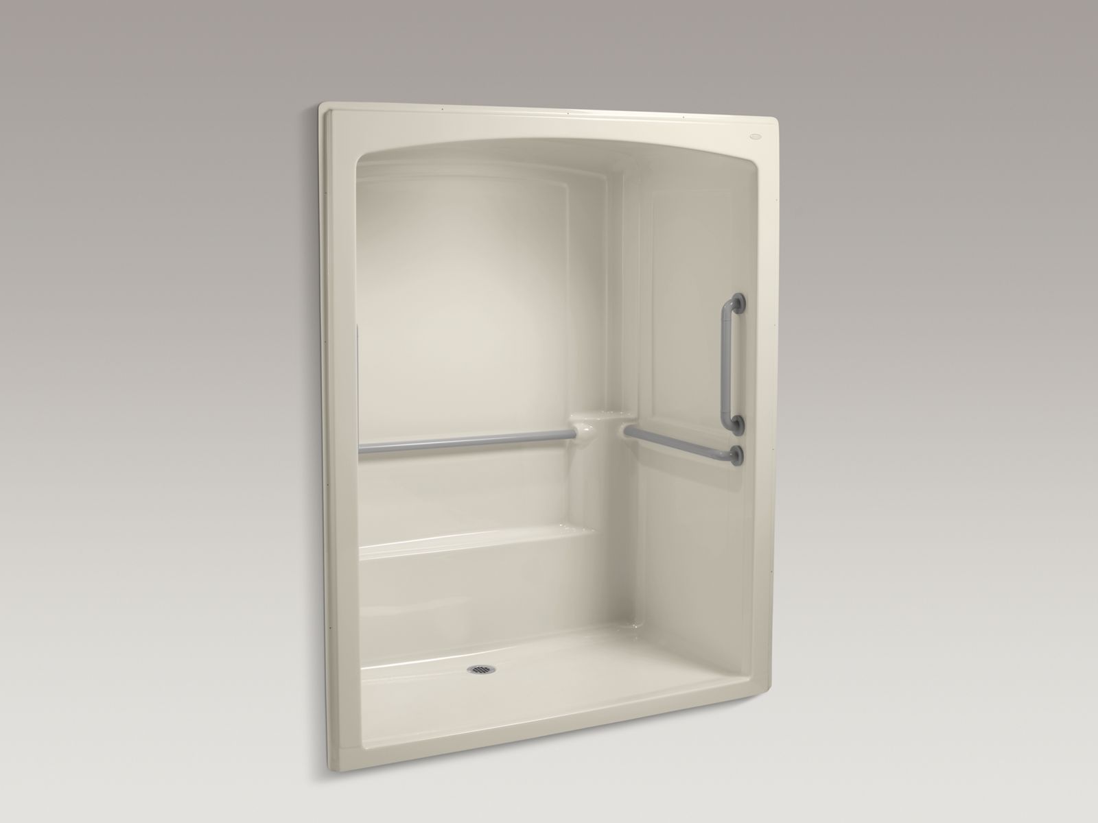 45528-freewill-r-69-1-4-x-37-1-2-x-84-barrier-free-wheelchair-commercial-shower-stall-with-nylon-grab-bars-2.jpg Freewill(R) 69-1/4" x 37-1/2" x 84" barrier-free wheelchair commercial shower stall with nylon grab bars