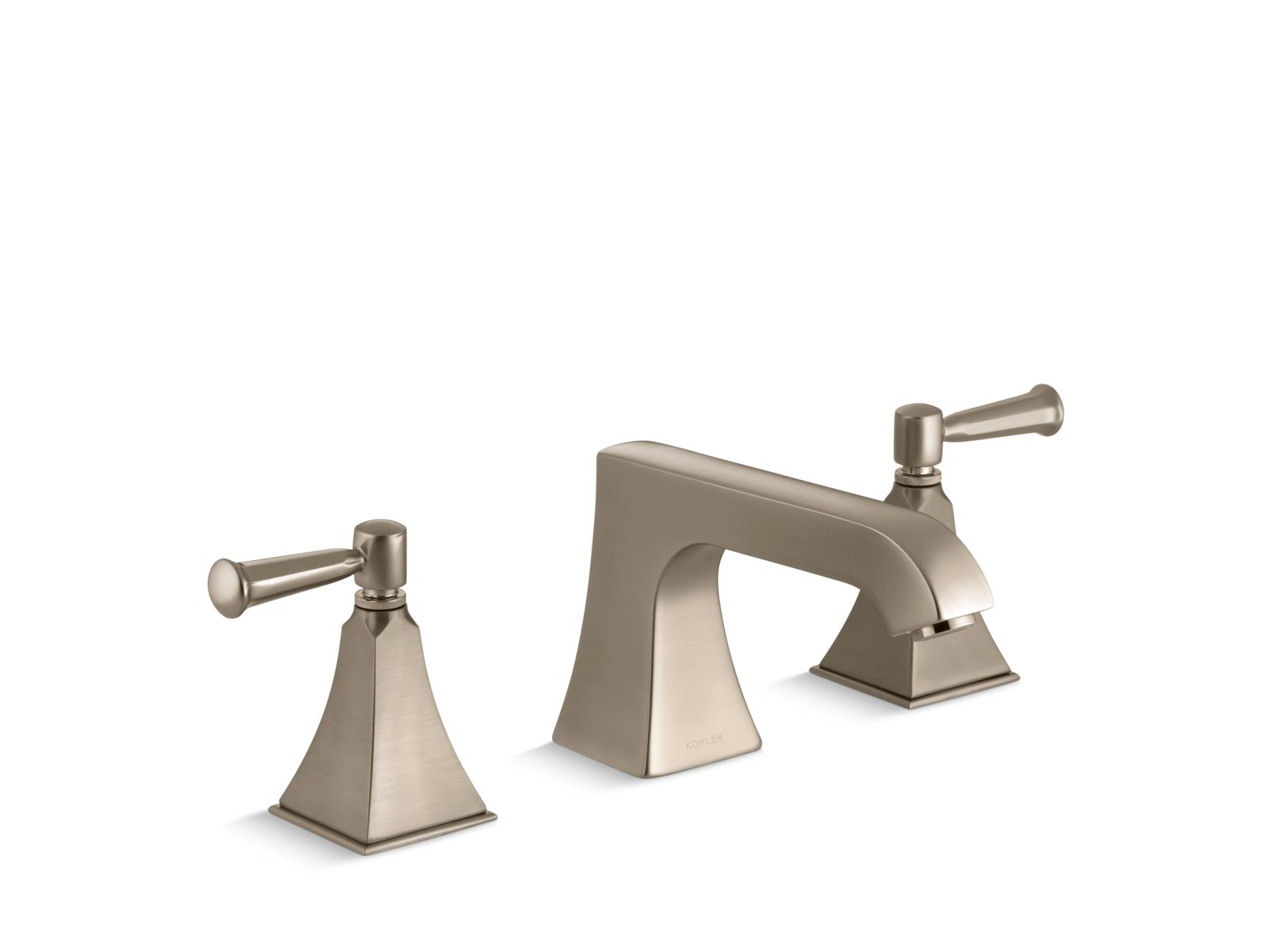458-memoirs-stately-deck-mount-bath-faucet-trim-with-non-diverter-spout-and-lever-handles-valve-not-included-3.jpg Memoirs® Stately Deck-mount bath faucet trim with non-diverter spout and lever handles, valve not included