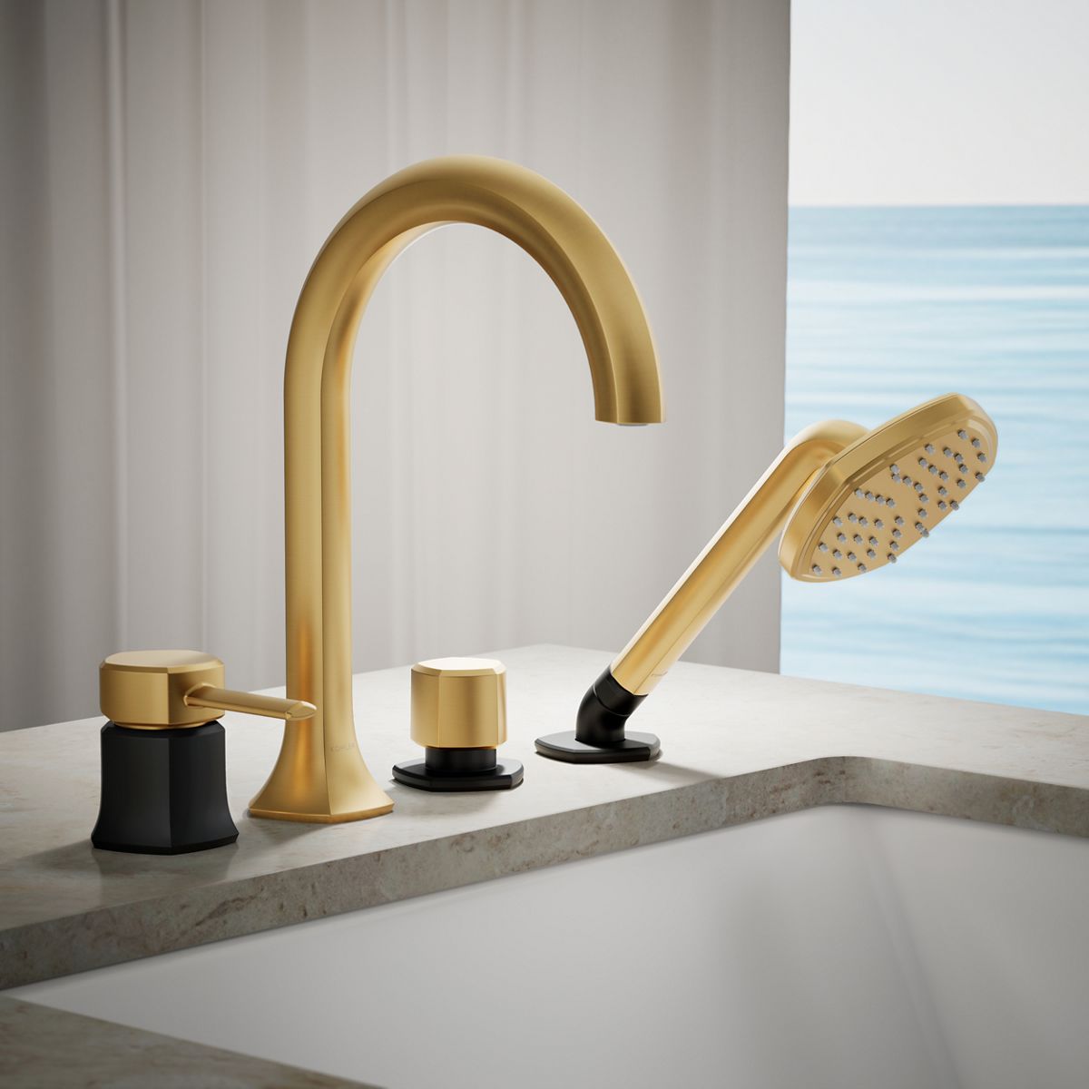 45848-occasion-deck-mount-handshower-holder-and-two-way-diverter-valve-13.jpg Occasion® Deck-mount handshower holder and two-way diverter valve