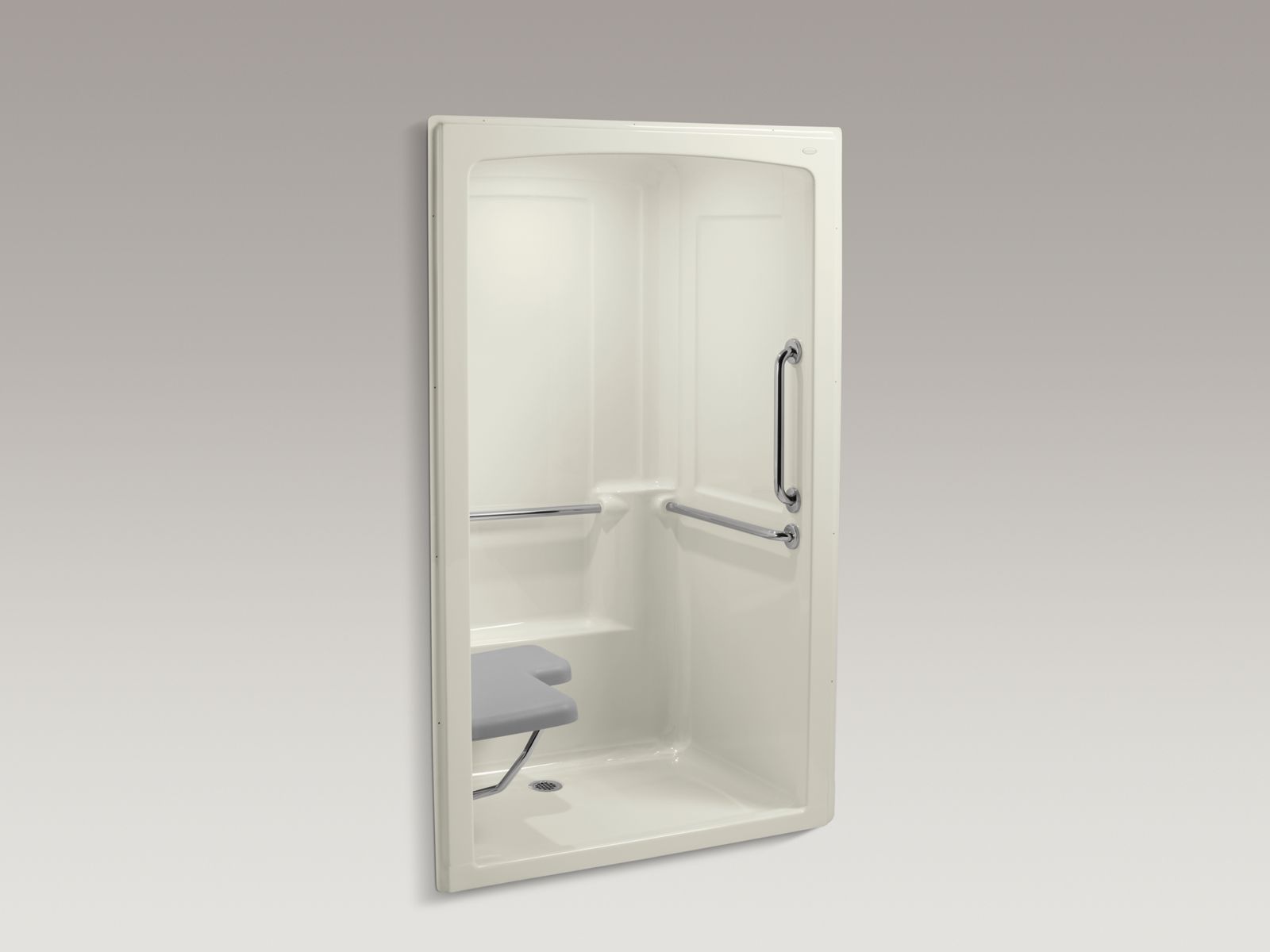 45858-freewill-r-52-x-38-1-2-x-84-barrier-free-shower-stall-with-polished-stainless-steel-grab-bars-and-seat-at-left-4.jpg Freewill(R) 52" x 38-1/2" x 84" barrier-free shower stall with polished stainless steel grab bars and seat at left