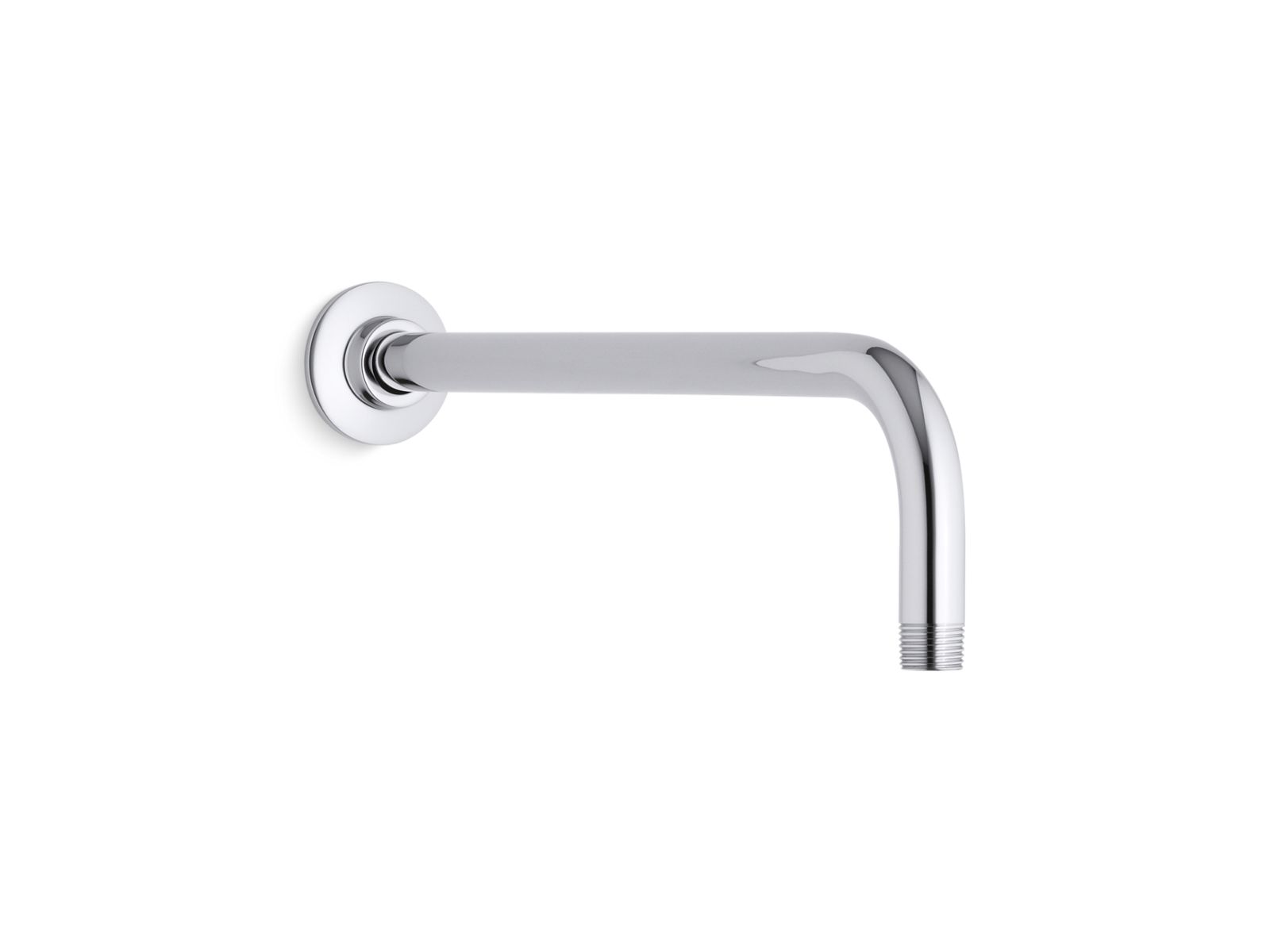 Wall-mount rainhead arm and flange
