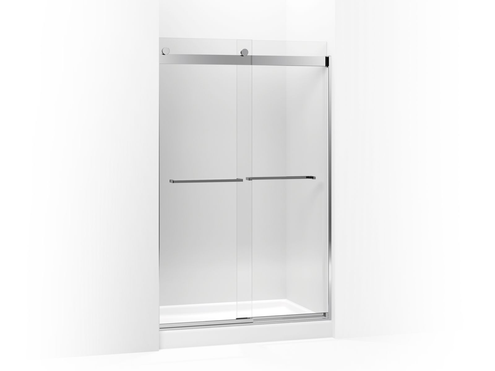 Levity® Front sliding glass panel and assembly kit for shower door K-706016