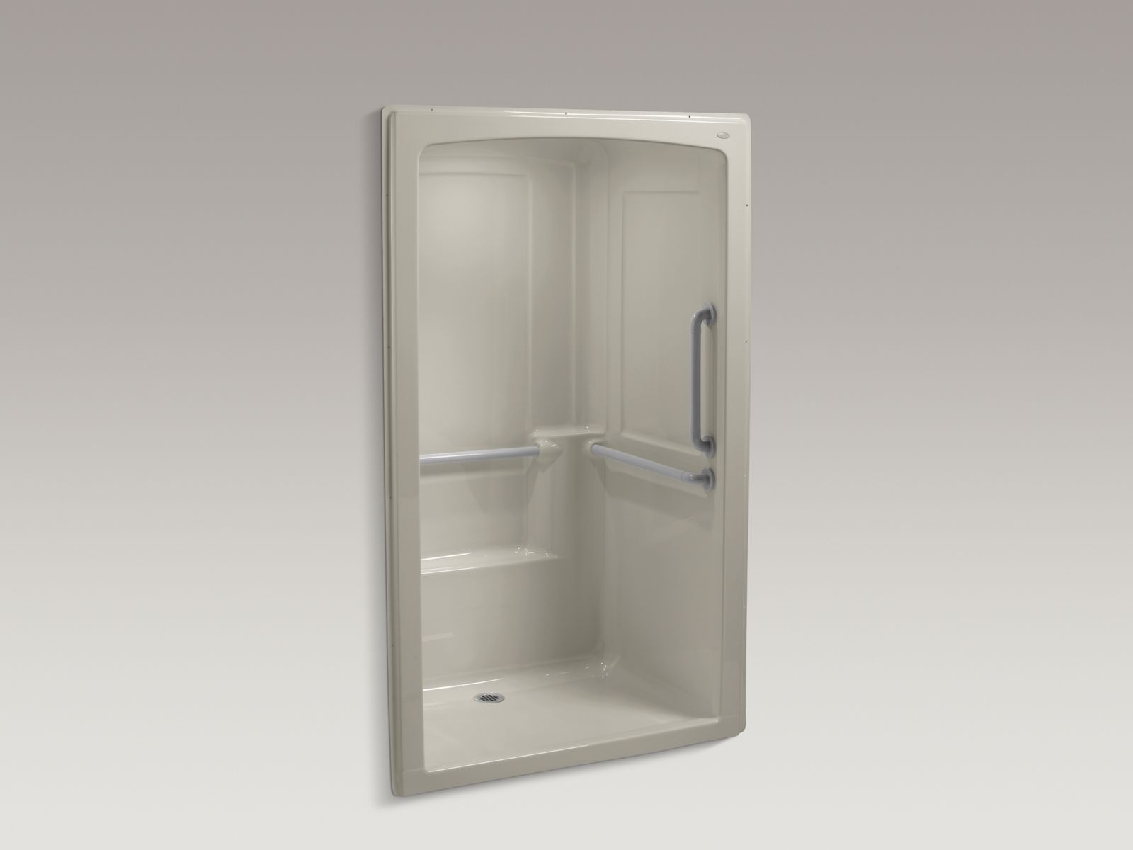 46380-freewill-r-52-x-37-1-2-x-84-barrier-free-commercial-shower-stall-with-nylon-grab-bars-5.jpg Freewill(R) 52" x 37-1/2" x 84" barrier-free commercial shower stall with nylon grab bars