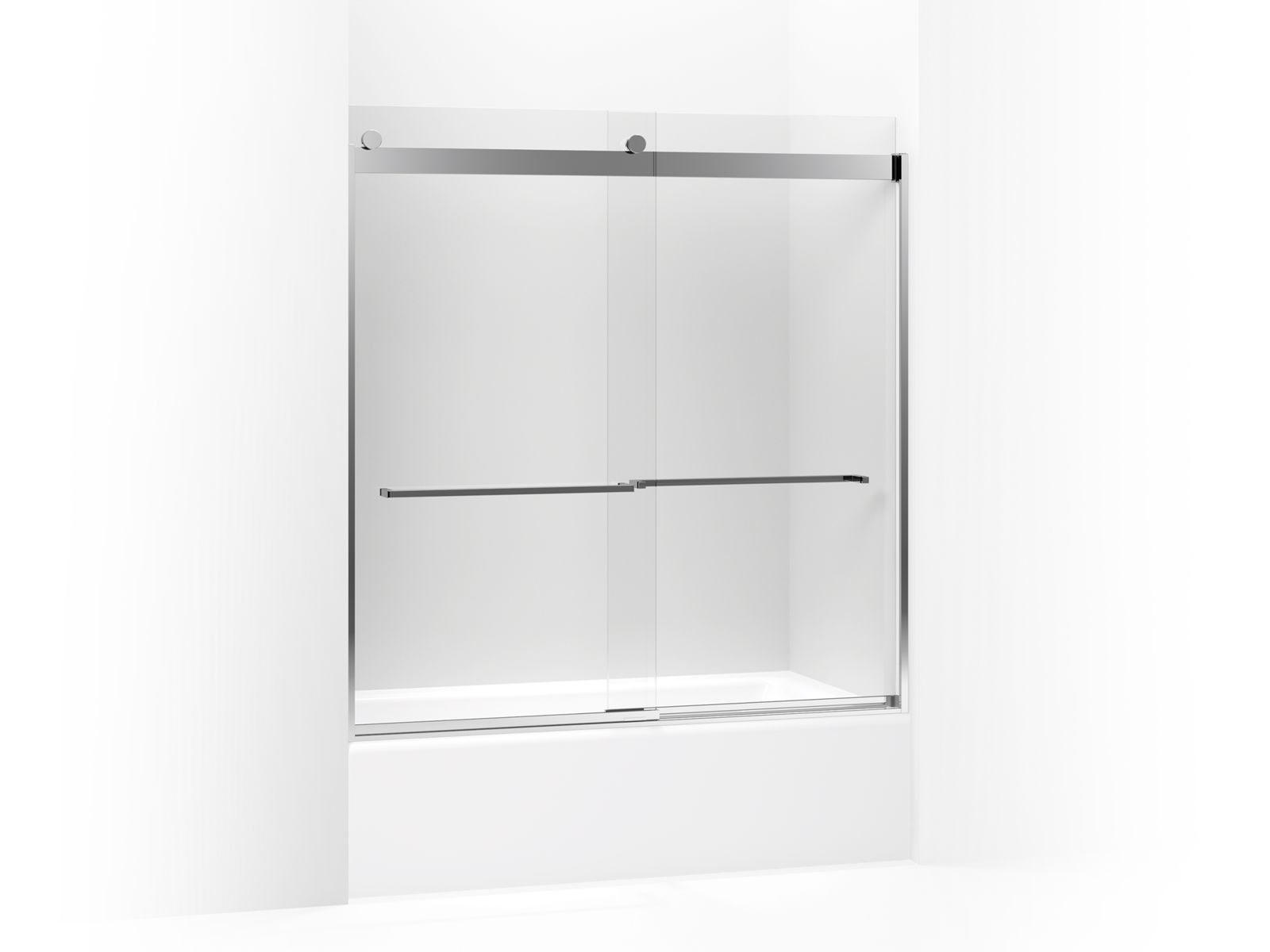 Levity® Front sliding glass panel and assembly kit for bath door K-706007