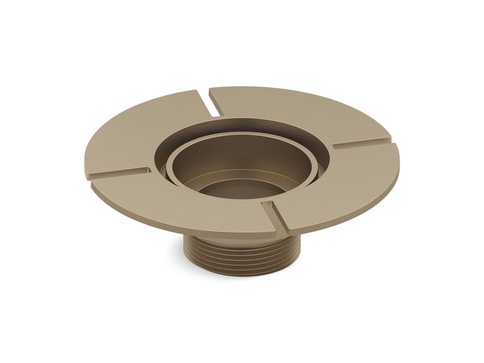 SnapFlo™ Floor flange kit, brass