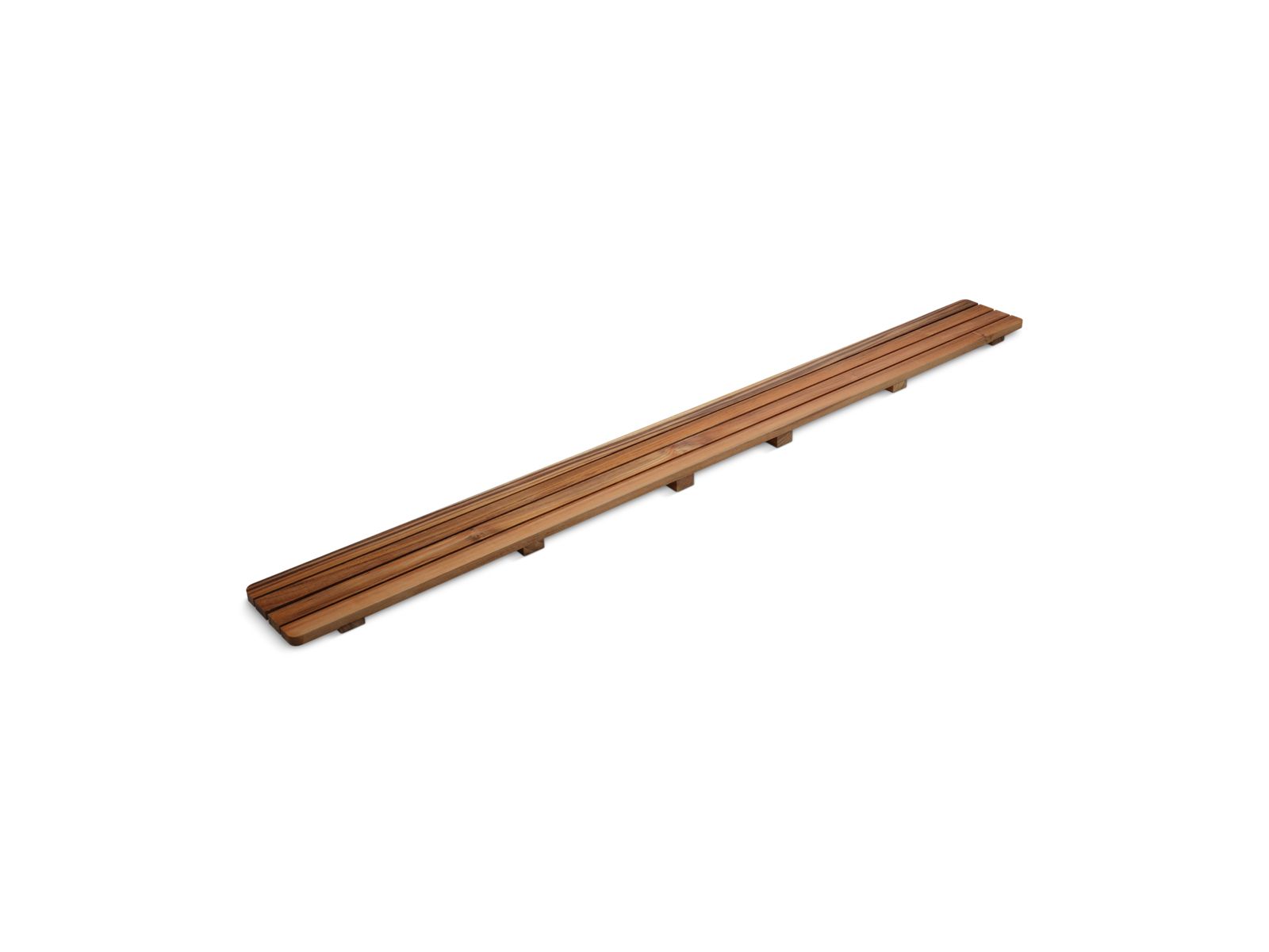 Groove® Teak drain cover 60" receptor