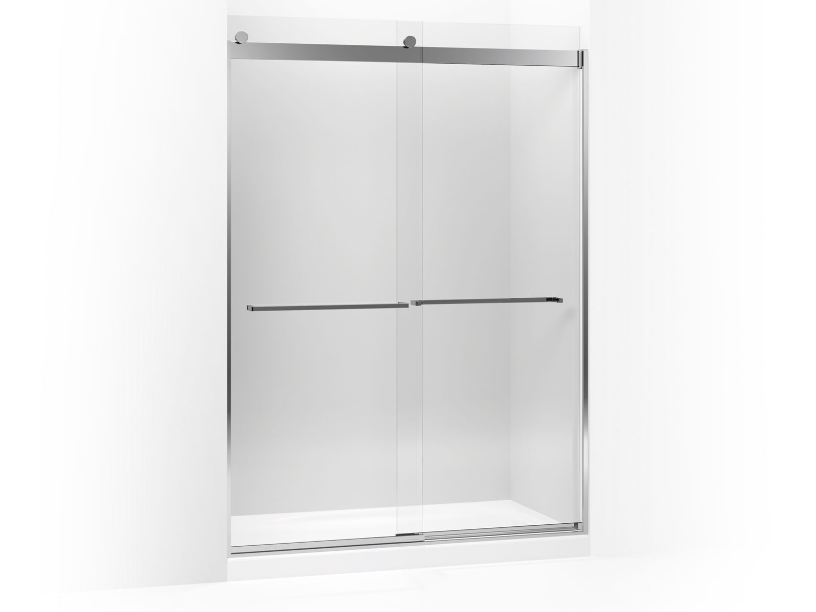 Levity® Rear sliding glass panel and assembly kit for shower door K-706019