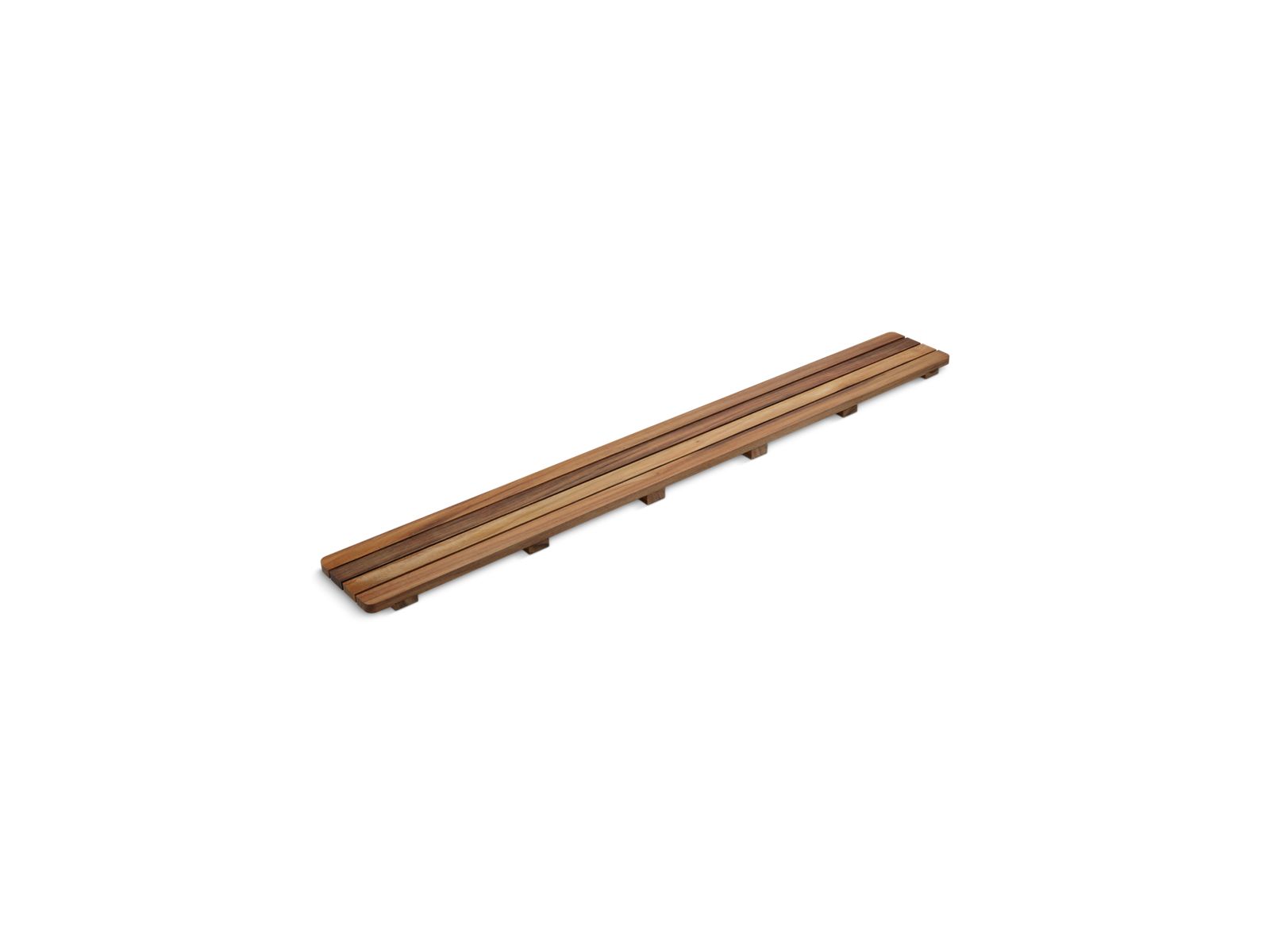 Groove® Teak drain cover 48" receptor