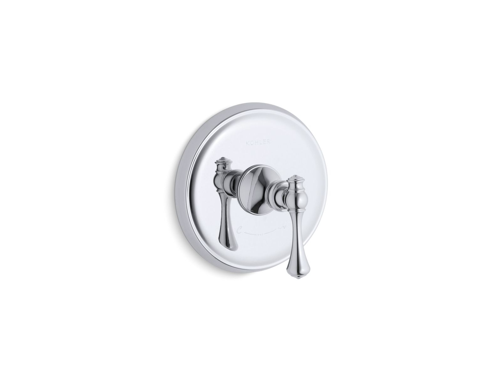 Revival® Valve trim with traditional lever handle for thermostatic valve, requires valve