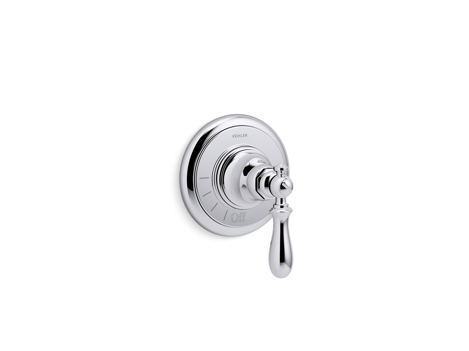 Artifacts® MasterShower® volume control valve trim with swing lever handle