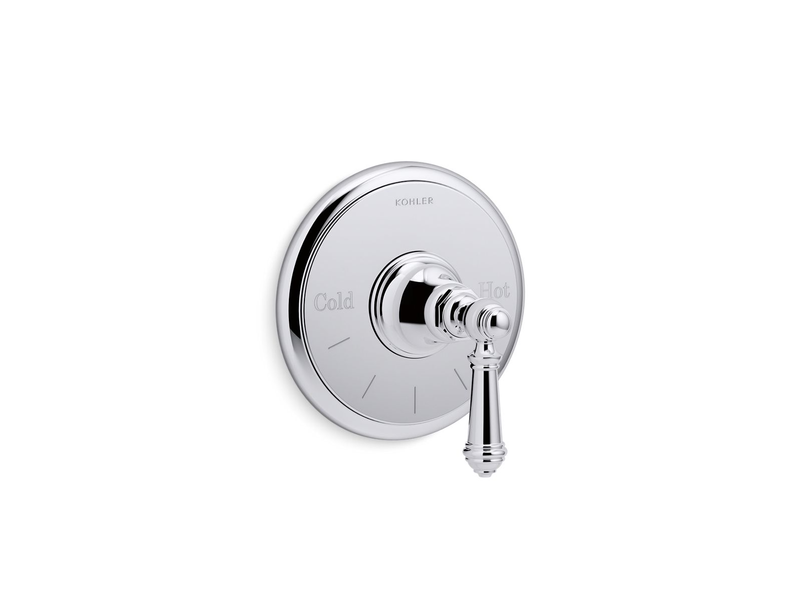 Artifacts® MasterShower® temperature control valve trim with lever handle