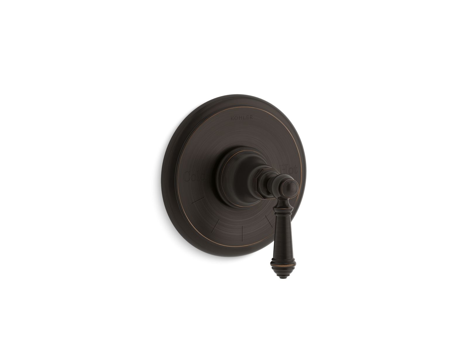 Artifacts® MasterShower® temperature control valve trim with lever handle