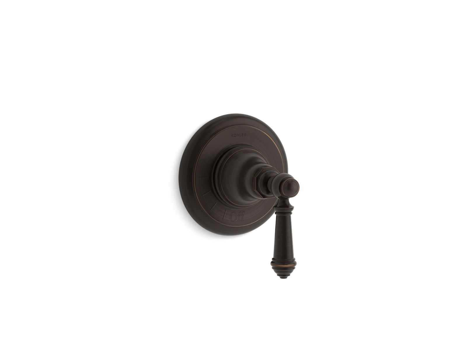 Artifacts® MasterShower® volume control valve trim with lever handle