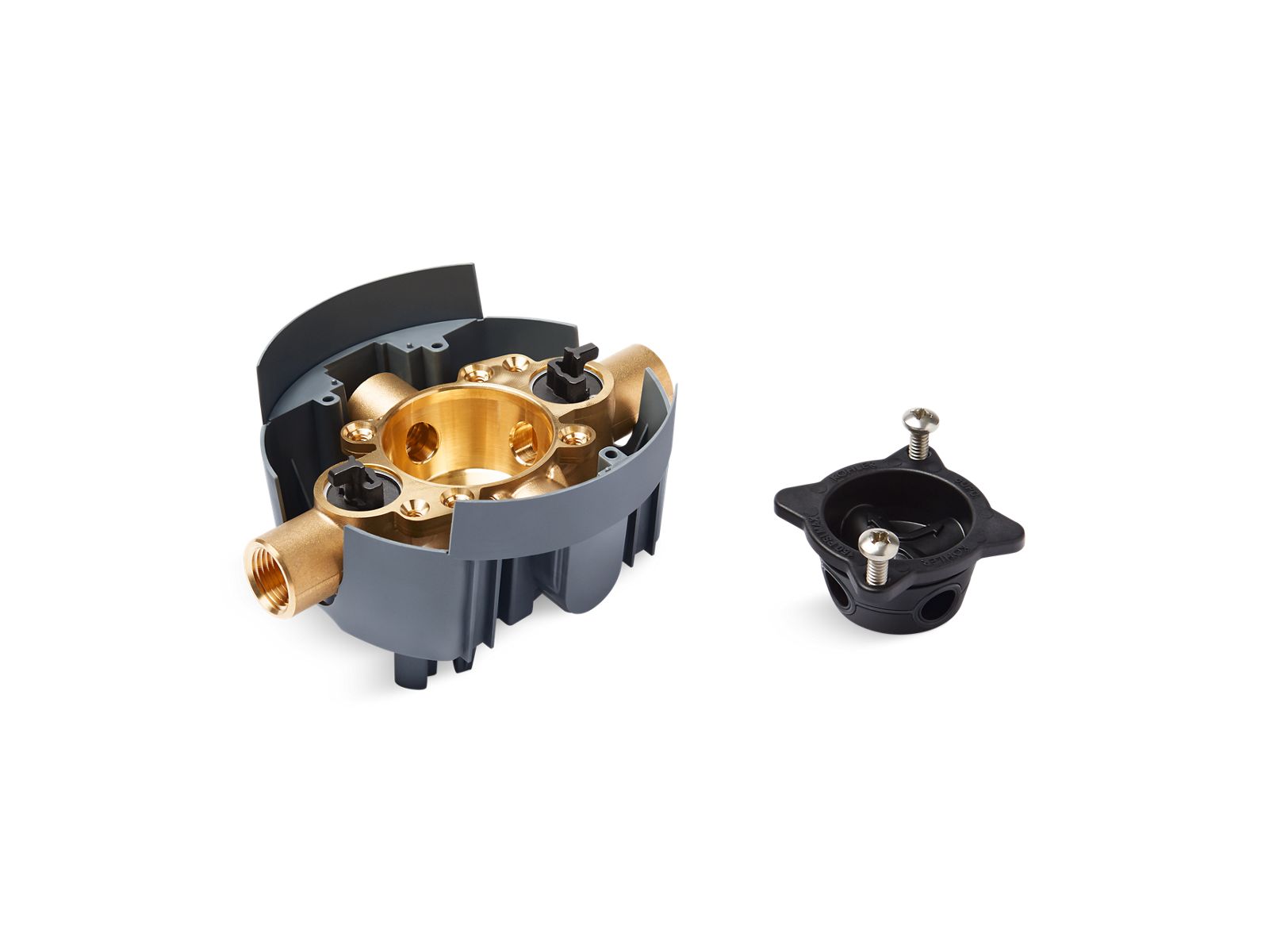 Rite-Temp® Valve body rough-in with service stops and female NPT connections, project pack