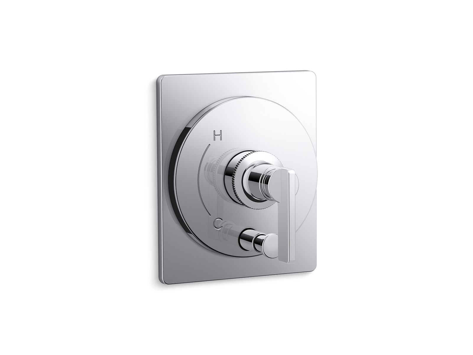Castia™ by Studio McGee Rite-Temp® valve trim with push-button diverter