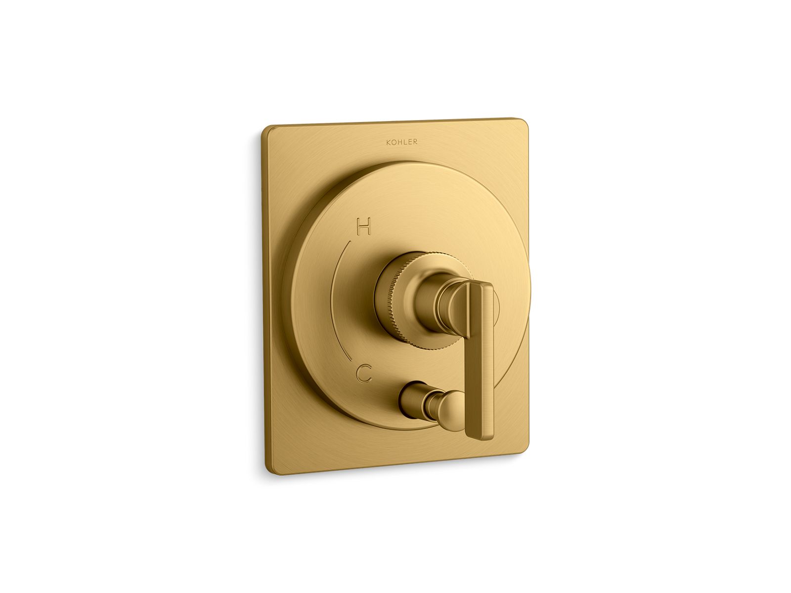 Castia™ by Studio McGee Rite-Temp® valve trim with push-button diverter