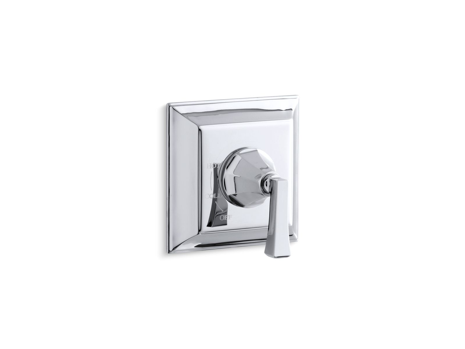 Memoirs(R) Stately valve trim with deco lever handle for Rite-Temp(R) pressure-balancing valve, requires valve