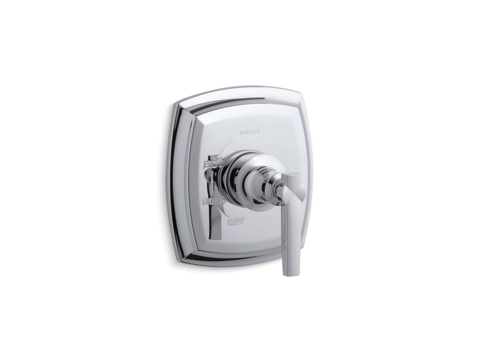 Margaux(R) valve trim with lever handle for Rite-Temp(R) pressure-balancing valve, requires valve
