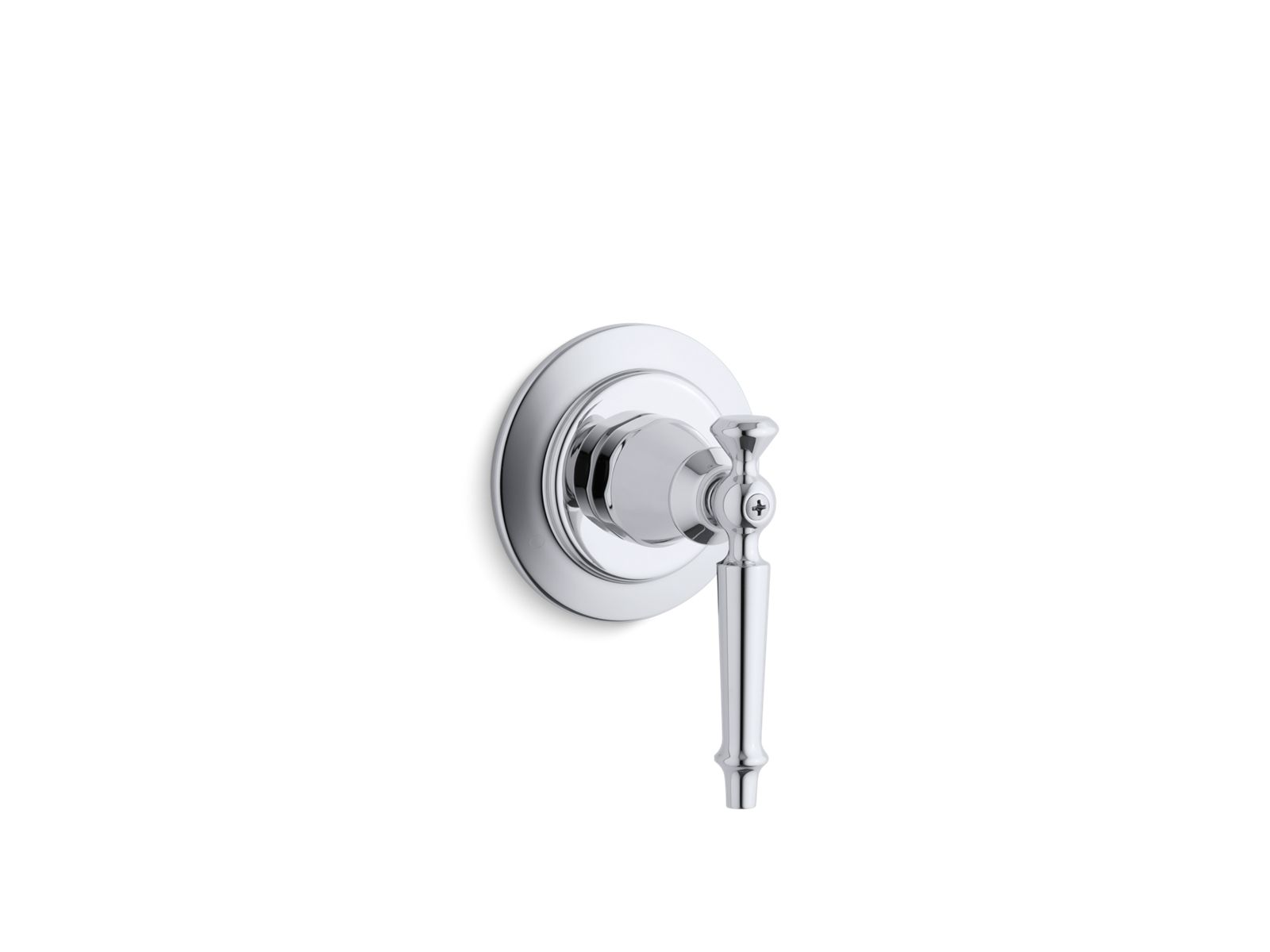Antique Trim for transfer valve with lever handle for bath and shower, requires valve